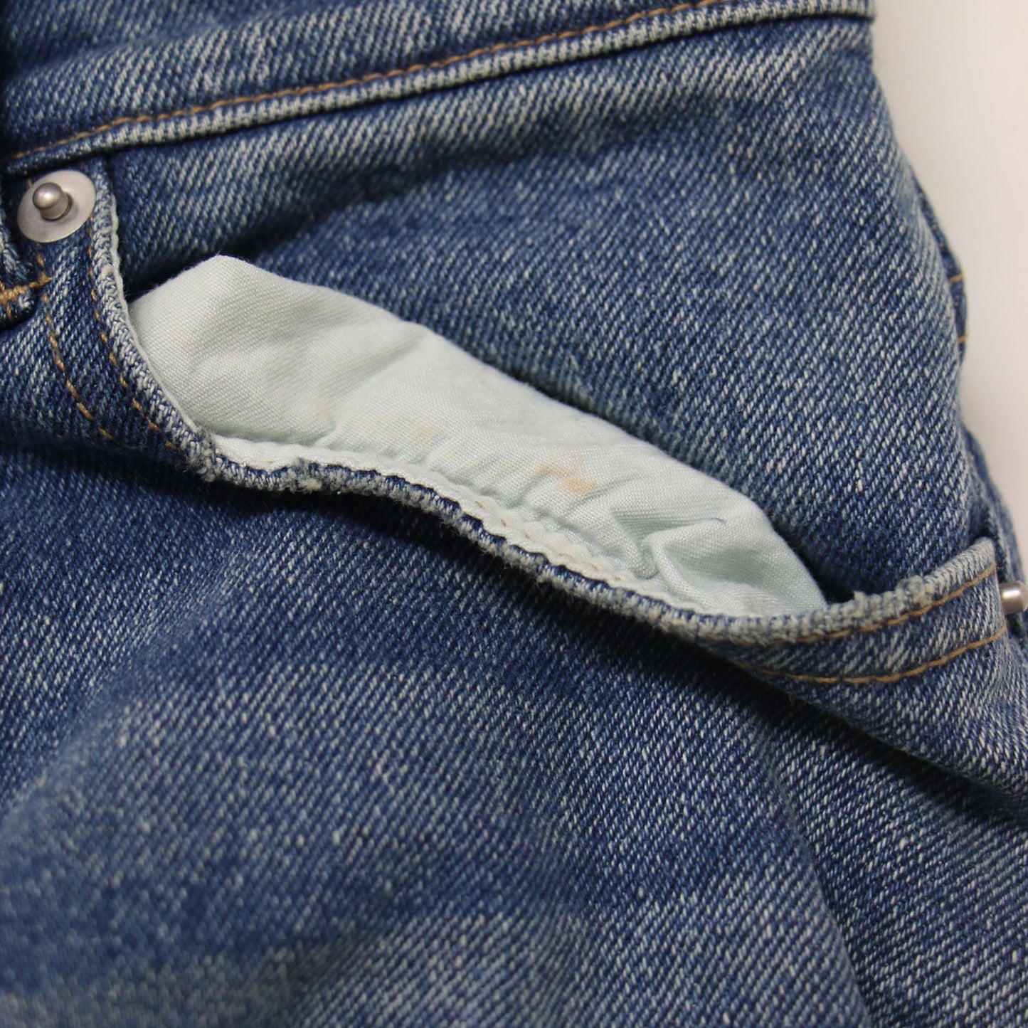 24春夏 セミワイド ジーンズ / デニムパンツ ストレッチ ジッパーフライ コットン