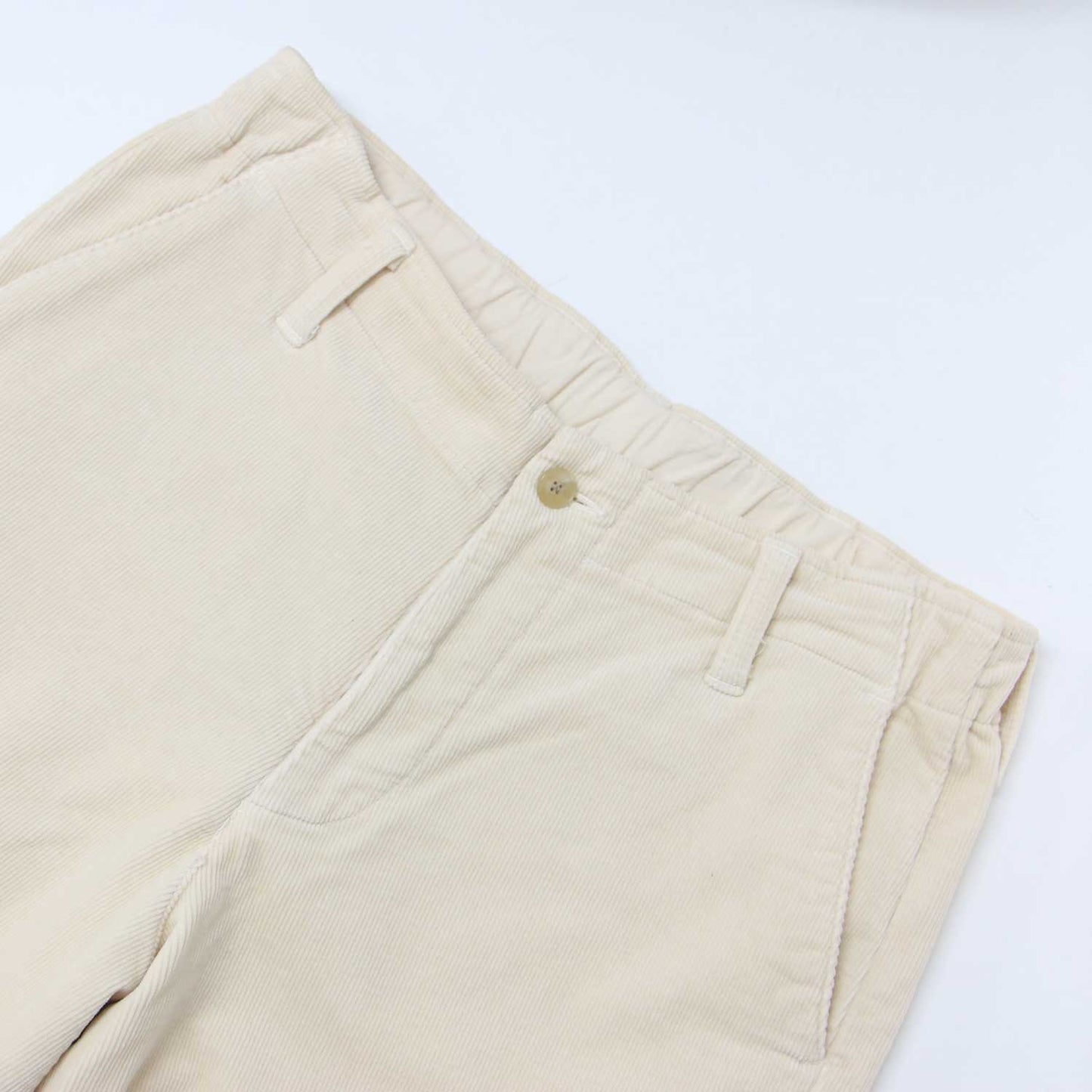 ダブルクロス コーデュロイ パンツ / double cloth corduroy work テーパード 裏起毛 ウエストゴム コットン