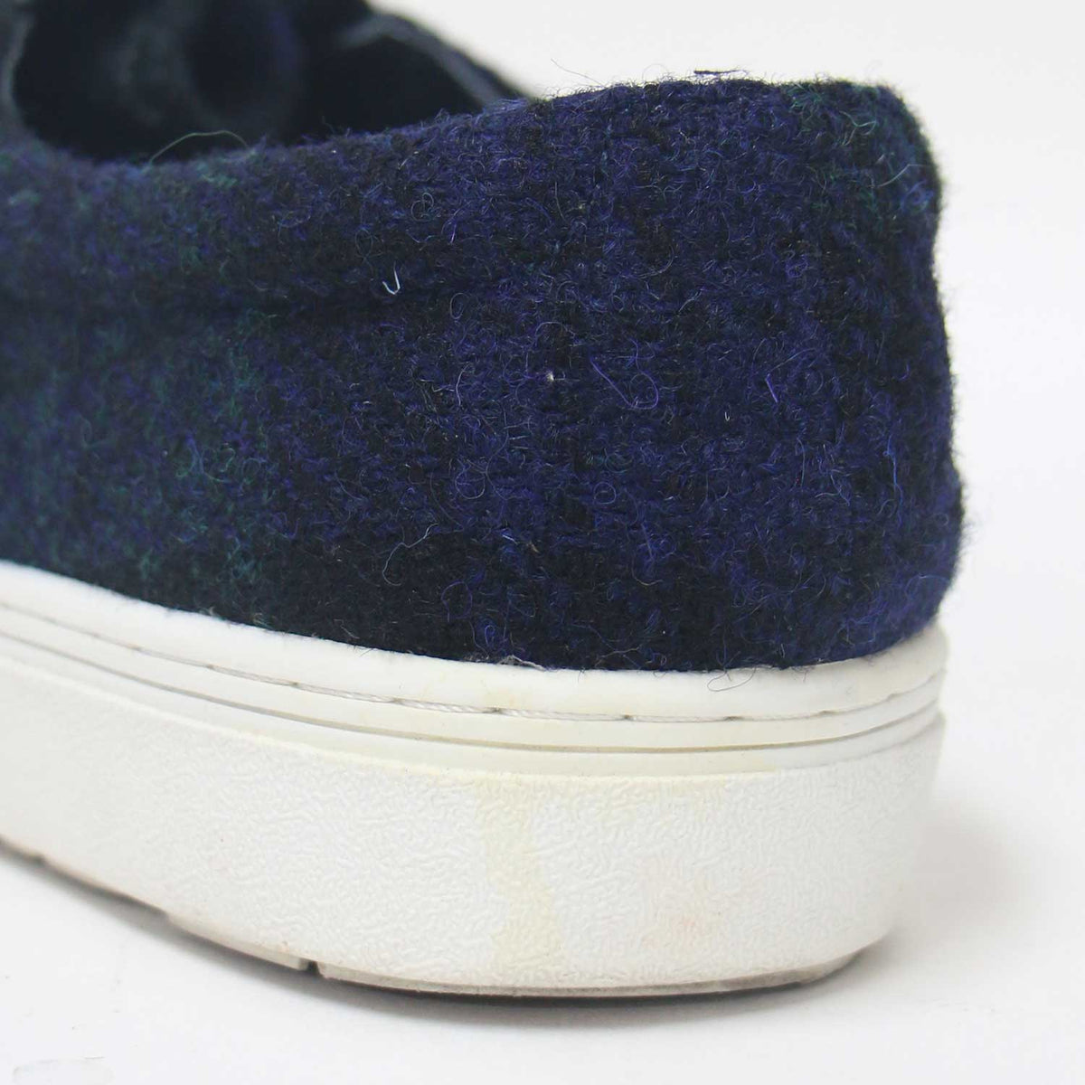 × BEAMS 別注 ハリスツイード リボン シューズ / ローカット スニーカー スリッポン
