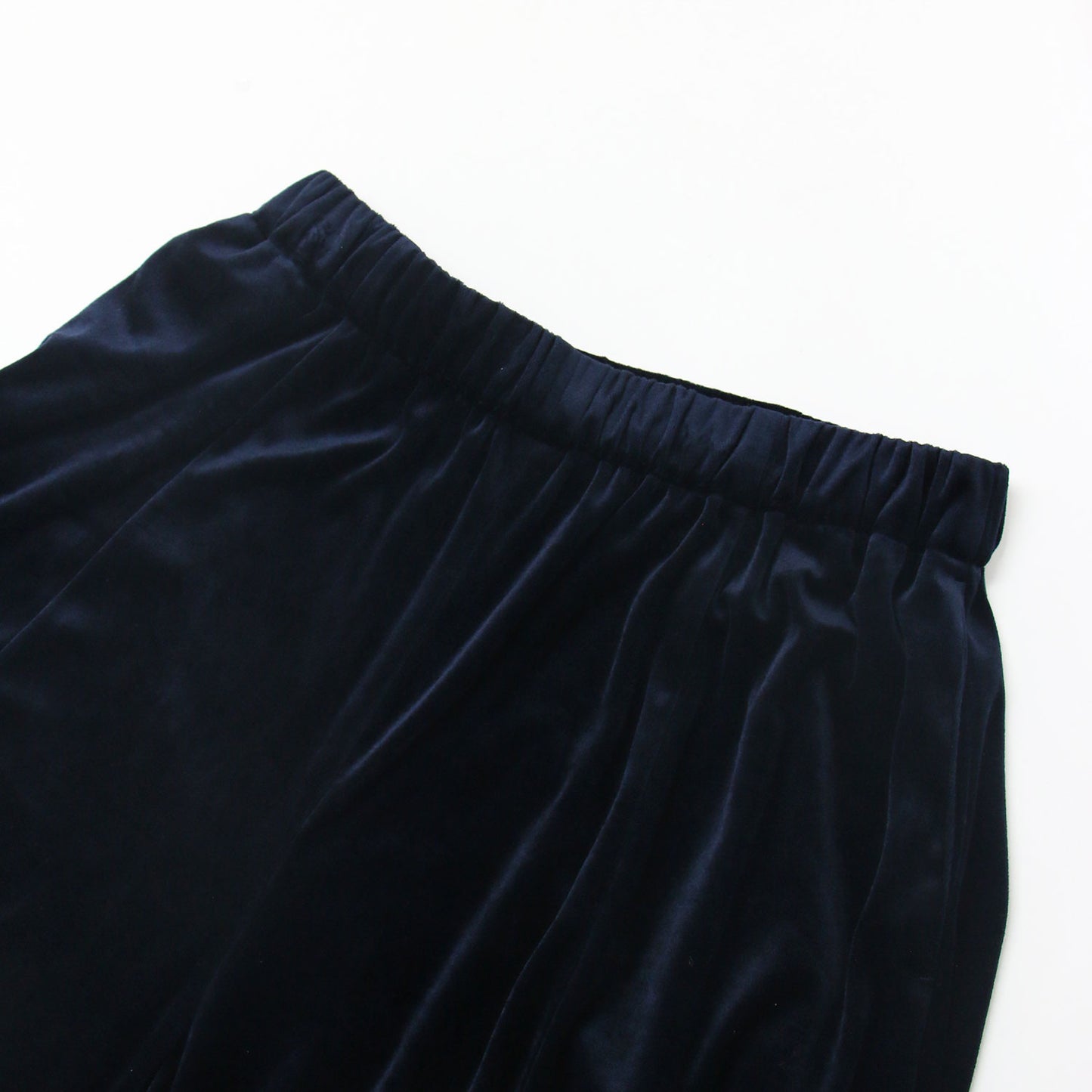 24秋冬 ベロア ドロスト パンツ / ワイド ルーズ タック ウエストゴム