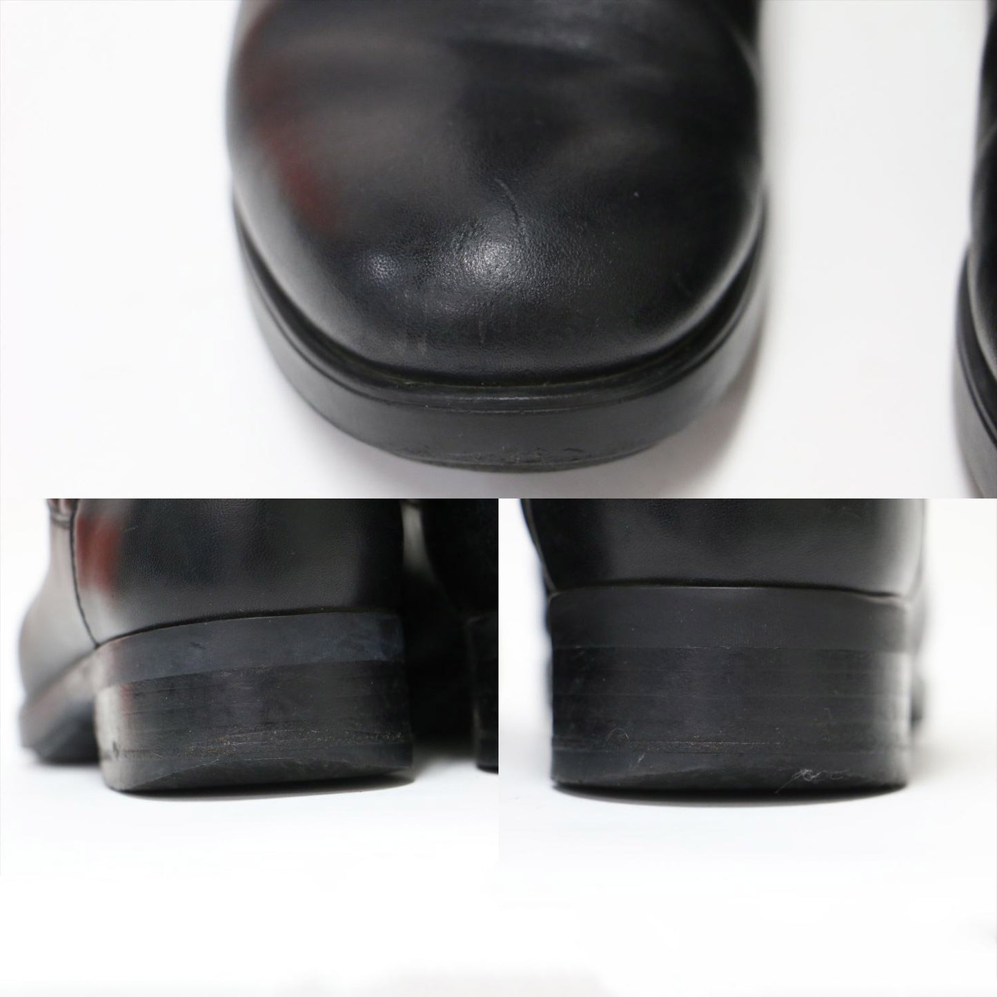 ニュー ピカデリー キルティング レザー ブーツ / NEW PICCADILLY ショートブーツ ミドル丈 ラウンドトゥ