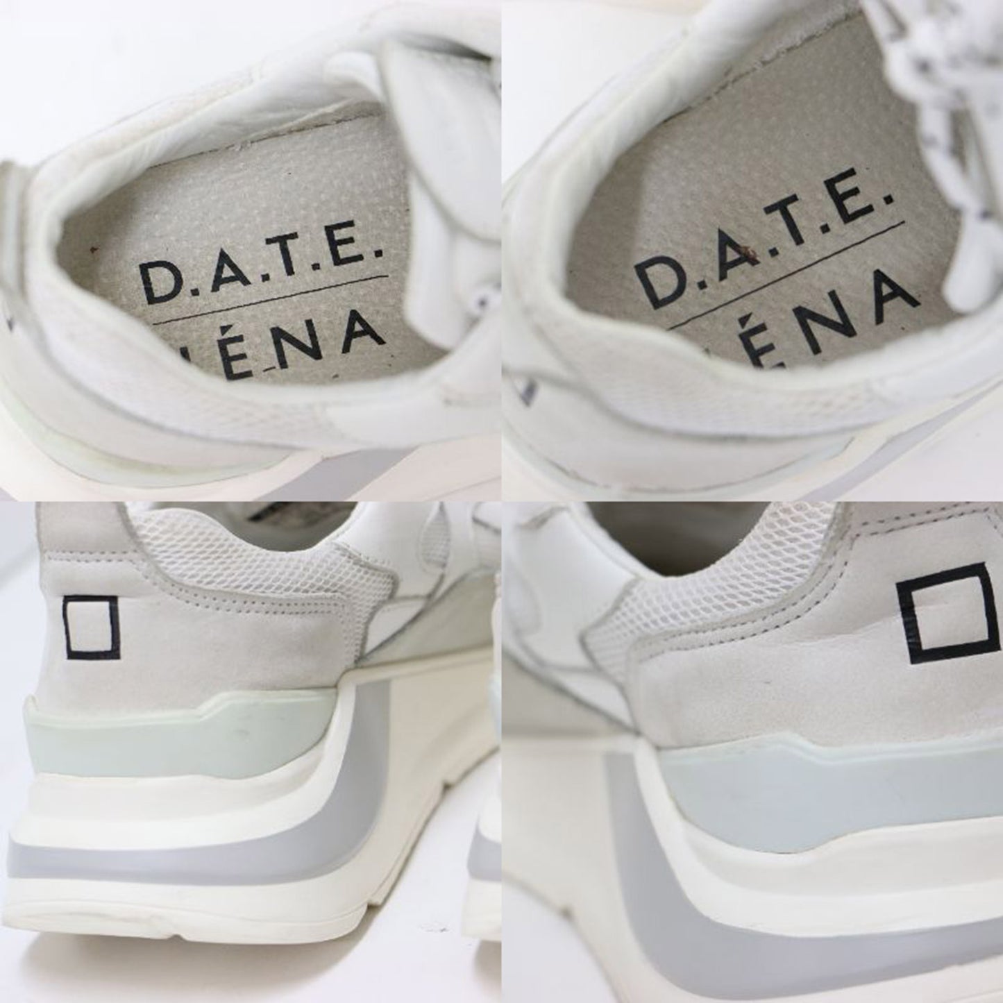IENA 別注 FUGA ダッド スニーカー / フーガ ボリュームソール ローカット レースアップ レザー メッシュ