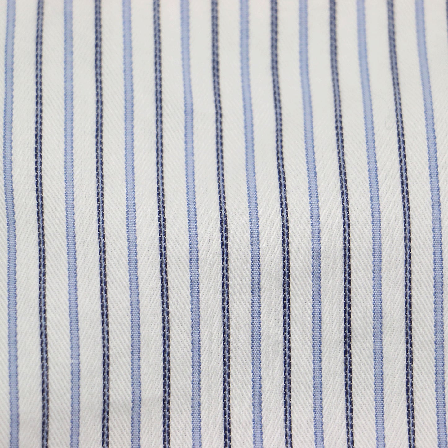 フリル ネック シャツ / FRILL NECK SHIRT ブラウス スタンドカラー 長袖 ストライプ コットン