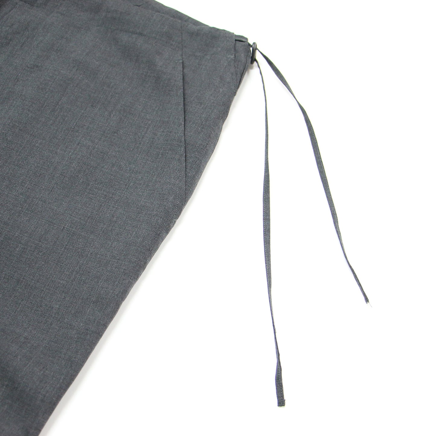 トロピカル ウール サイド ストリング スラックス / ドロスト ストレート パンツ Tropical Wool Side String Slacks