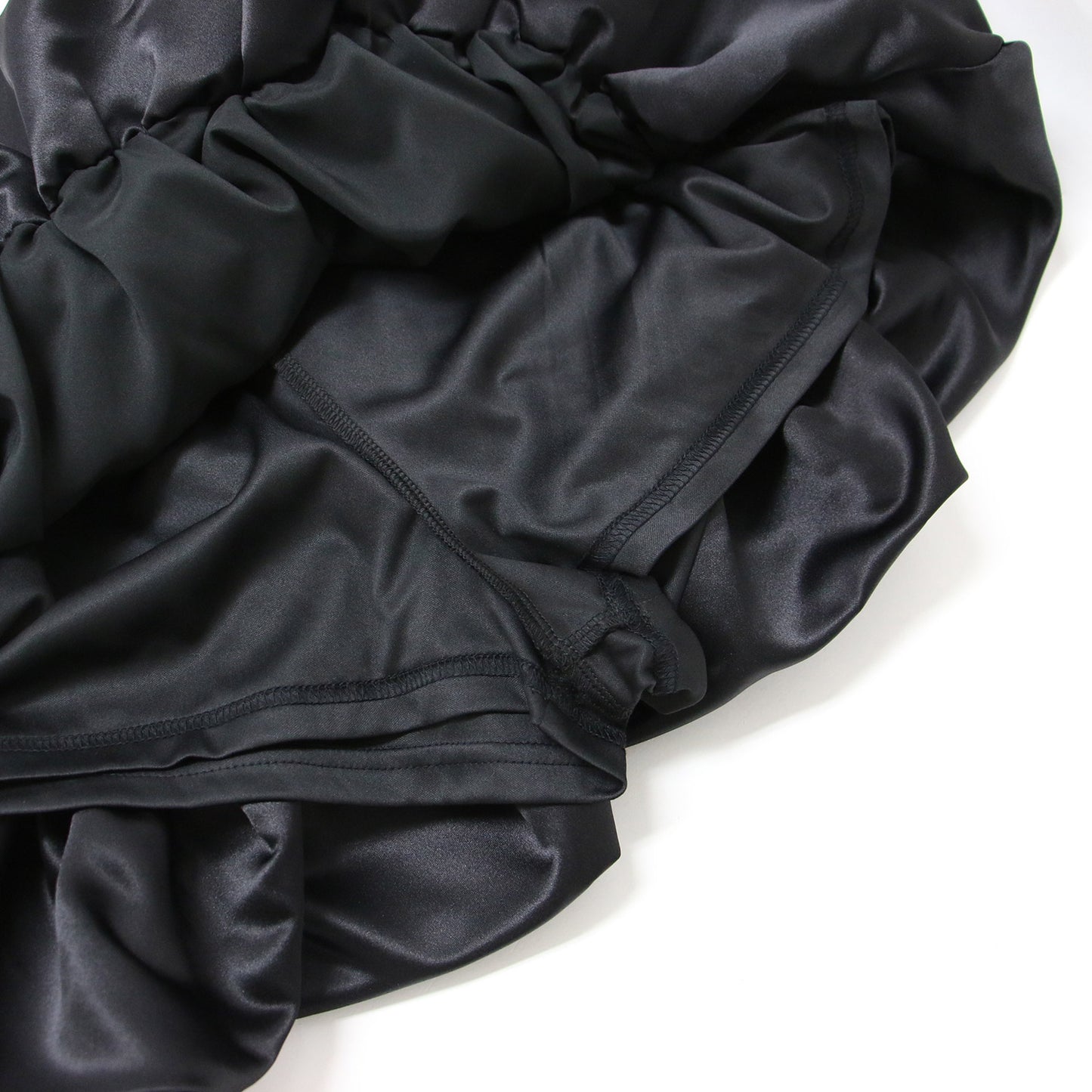 Venice balloon skirt / サテン ミニ バルーン スカート