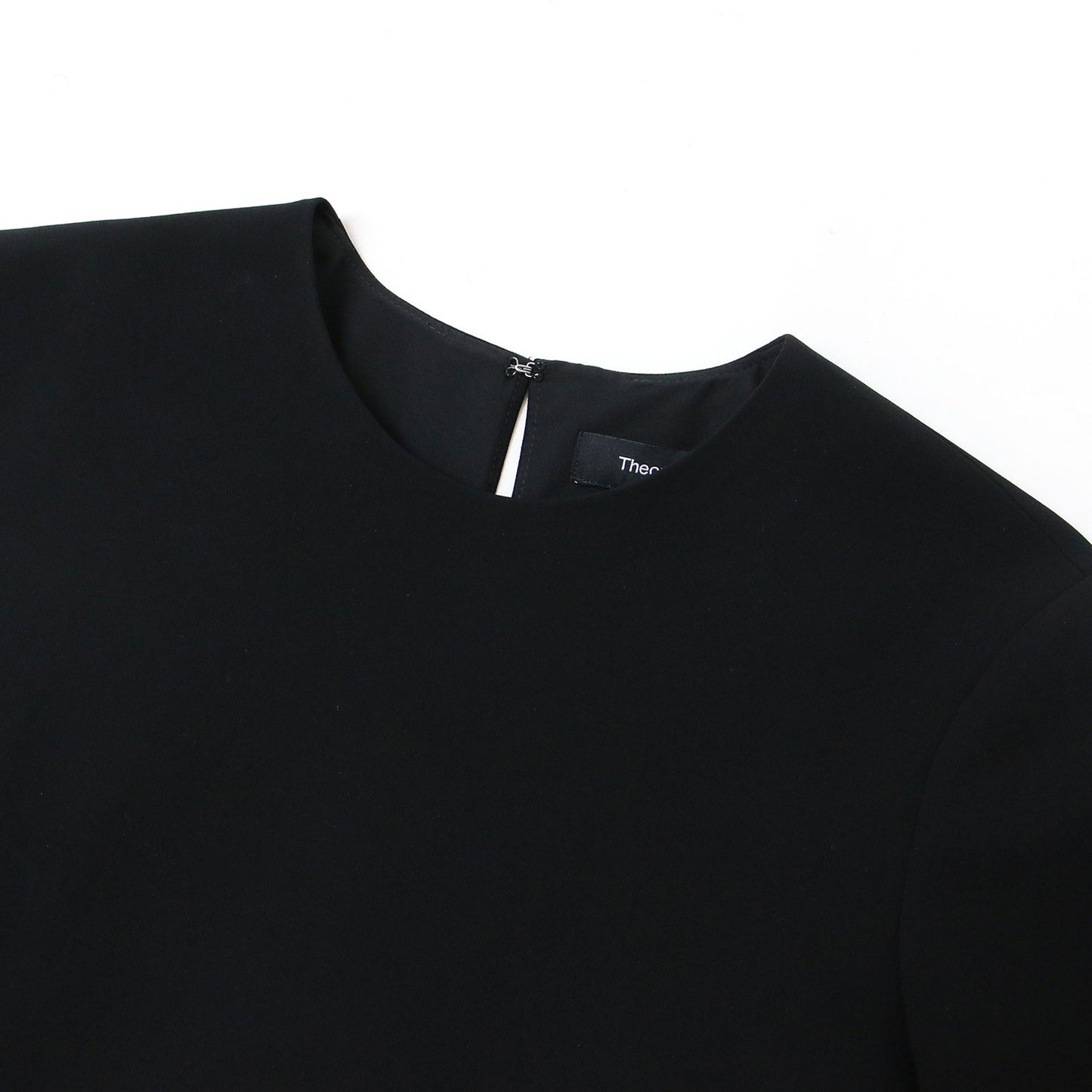 24秋冬 Aライン プルオーバー ブラウス / Admiral Crepe SS Aline Top CL J 半袖 ラウンドネック