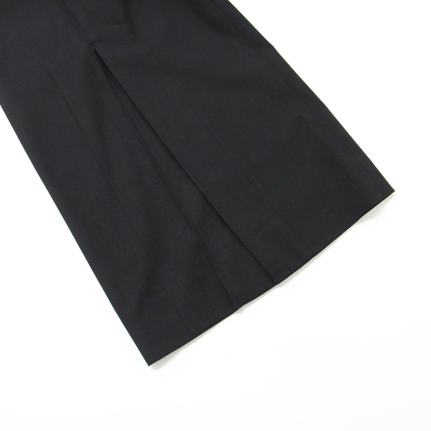 CARREMAN フレア パンツ / スラックス トラウザーズ スリット センタープレス ストレッチ