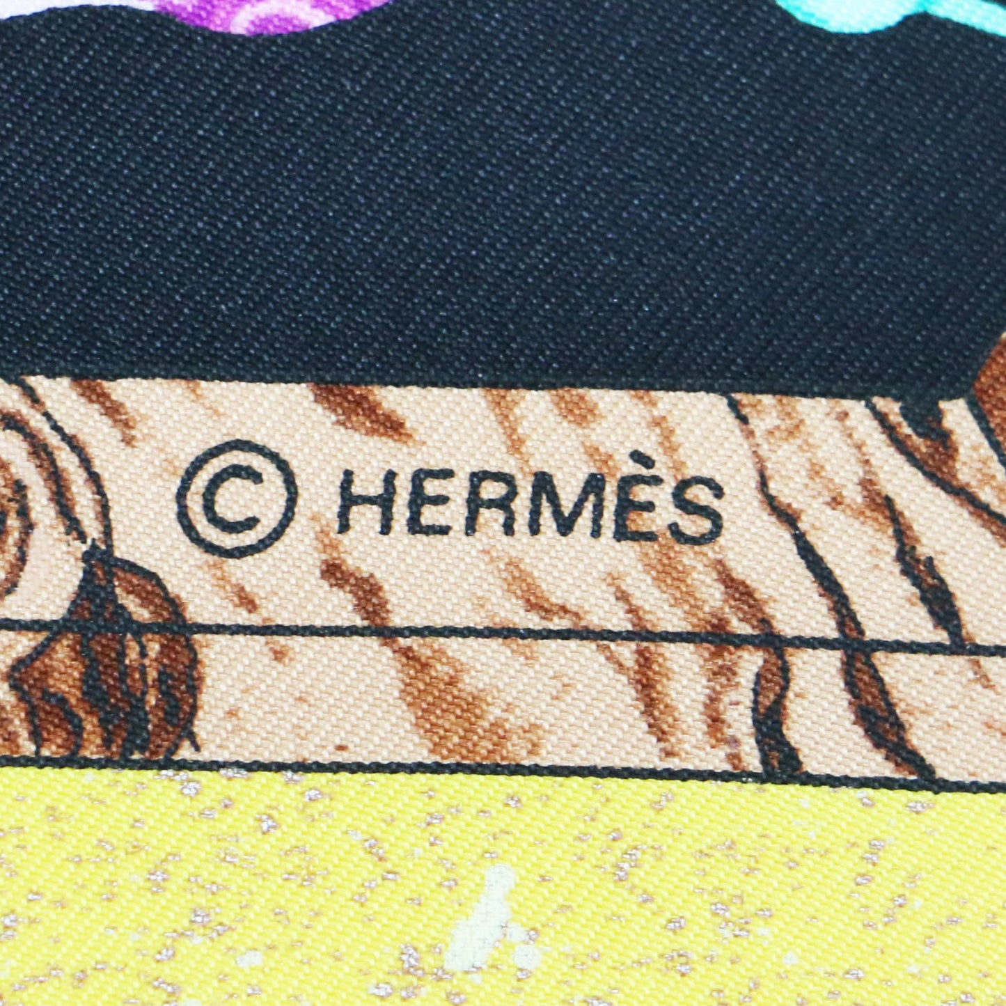 カレ90 シルク スカーフ 東洋の石と西洋の石細工 / PIEPRES d ORIENT et d OCCIDENT 大判 正方形