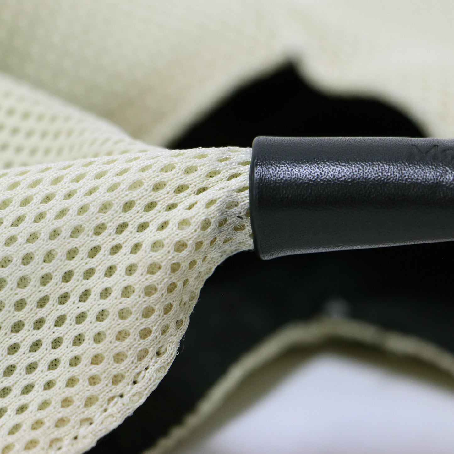 メッシュ ジャパニーズ バッグ / ハンドバッグ レザーハンドル 三角形