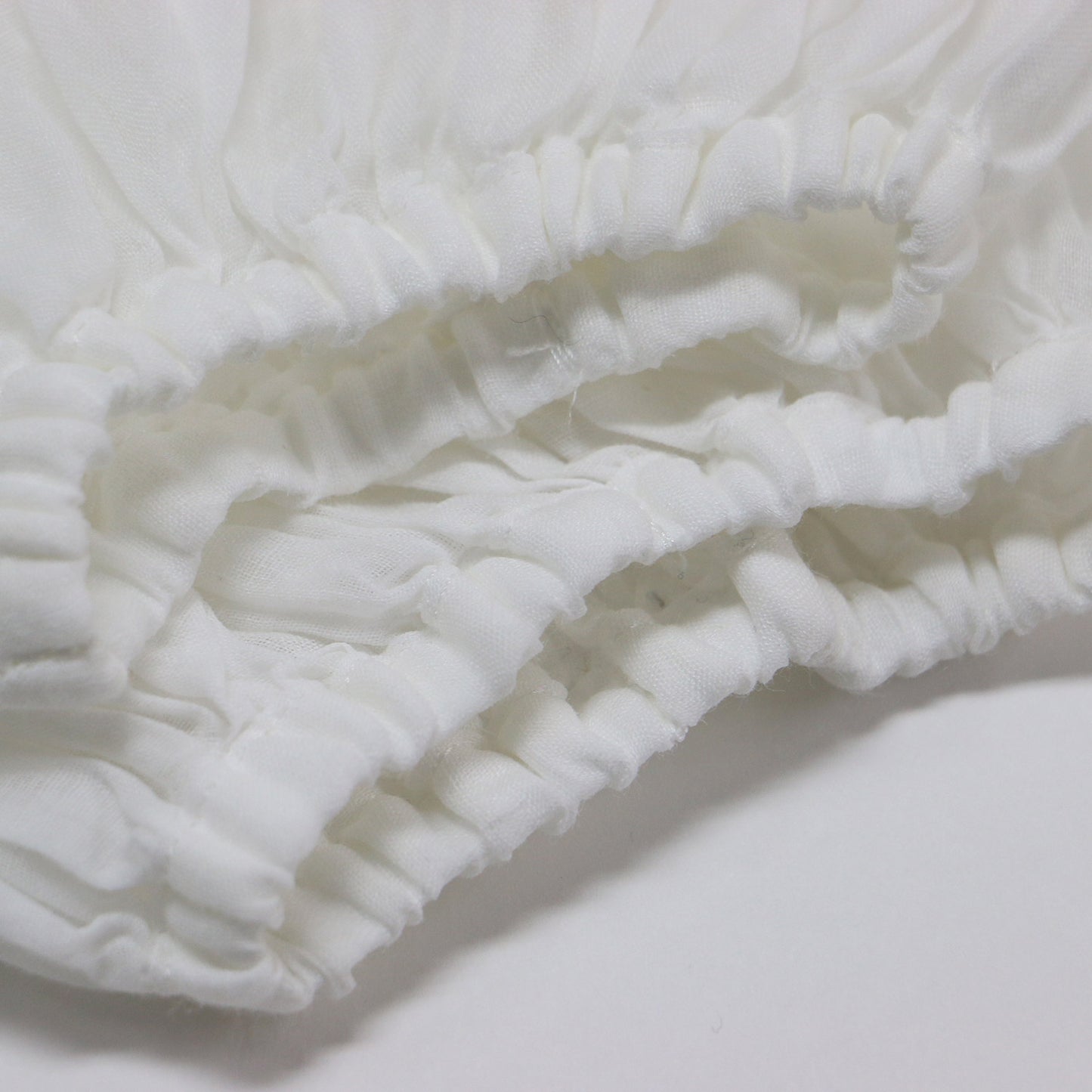 24春夏 ギャザー ブラウス / 長袖 ボリュームスリーブ シアー リネン