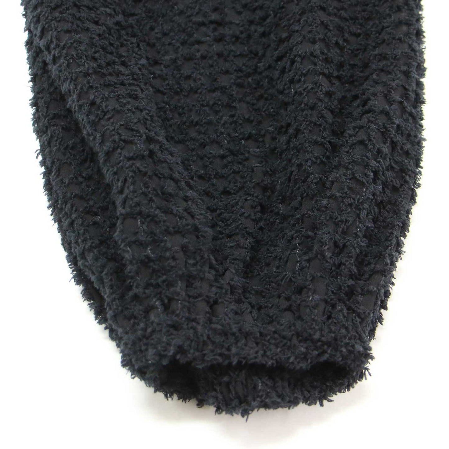 ジャガード ボリュームスリーブ ブラウス / 長袖 クロップド丈