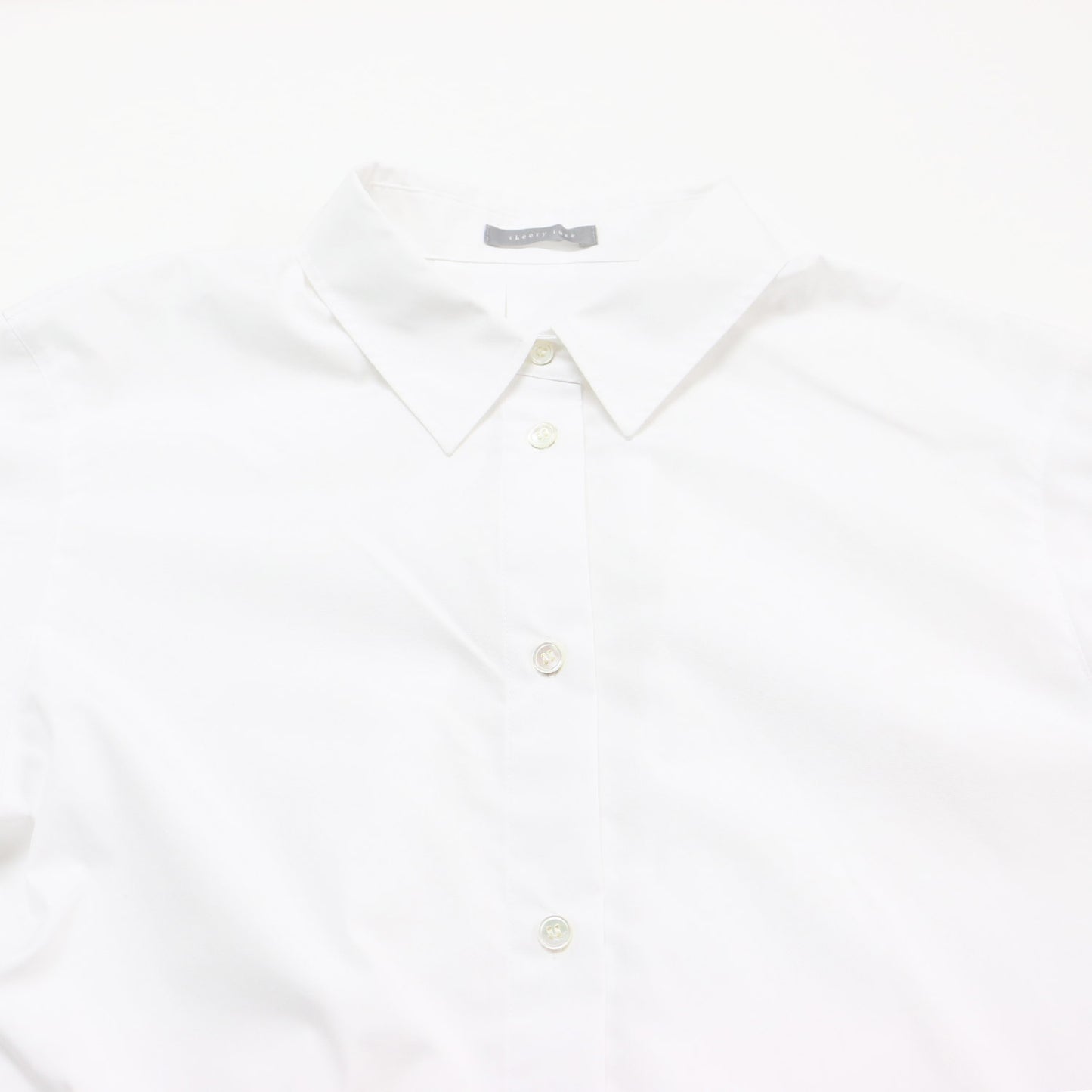 24秋冬 ショートスリーブ シャツ / Luxe Cotton Leat 半袖 5分袖 レギュラーカラー ストレッチ コットン