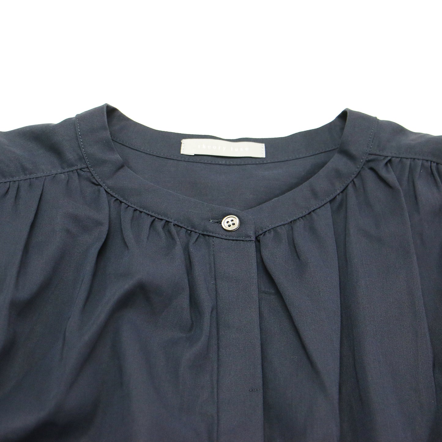 タック ギャザー ブラウス / SANDER SHIRLEY フレンチスリーブ ゴム コットン