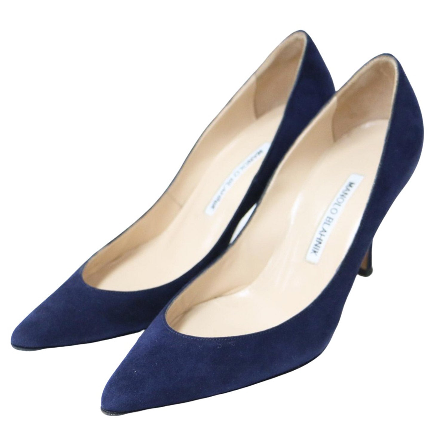 【良品】マノロブラニク　KIETTA ポインテッドトゥ　パンプス　NV 21.5 良品】マノロブラニク KIETTA ポインテッドトゥ パンプス NV 21.5