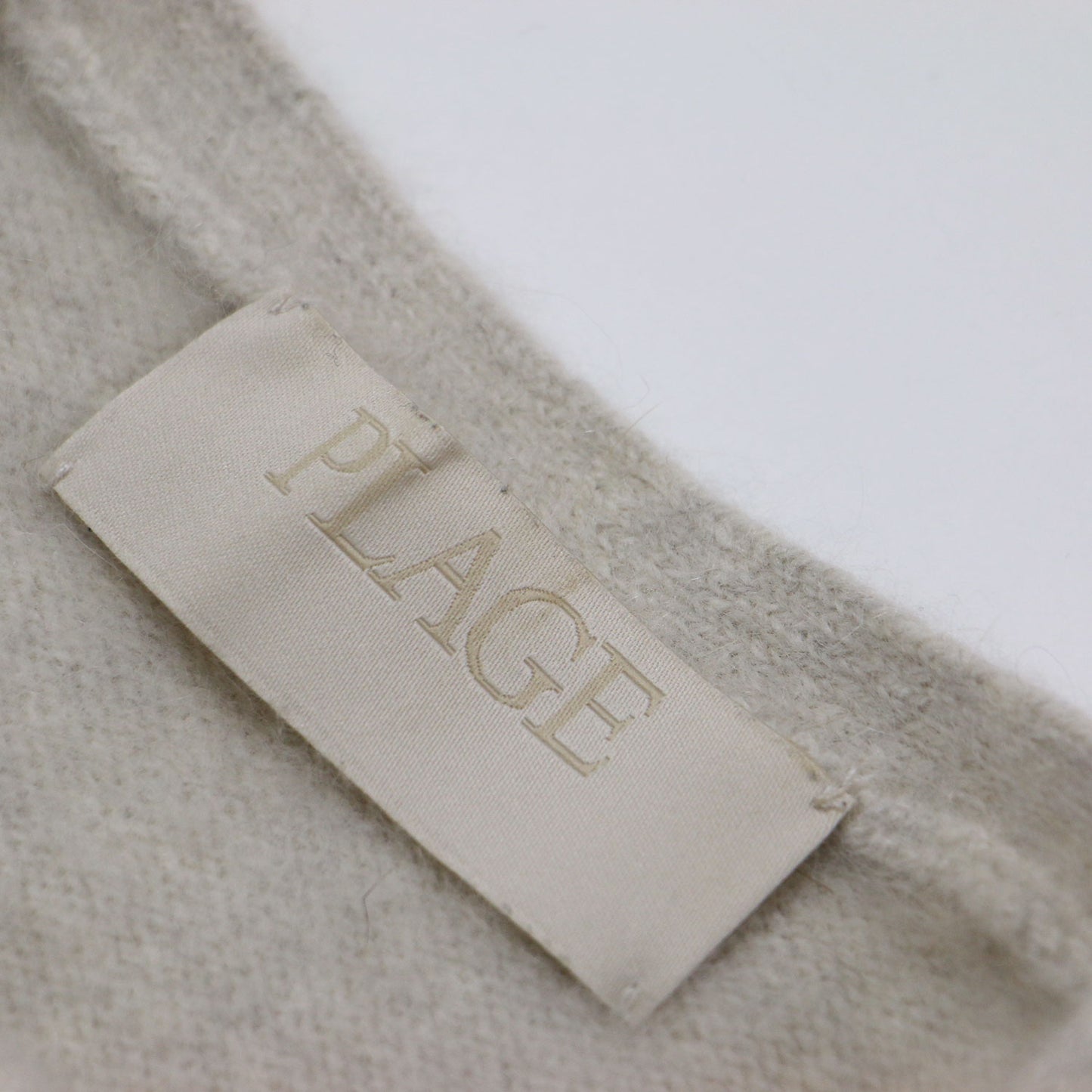 23秋冬 カシミヤ ミックス ファー カーディガン / Cashmere Mix Fur ショート丈 クルーネック 長袖 ウール