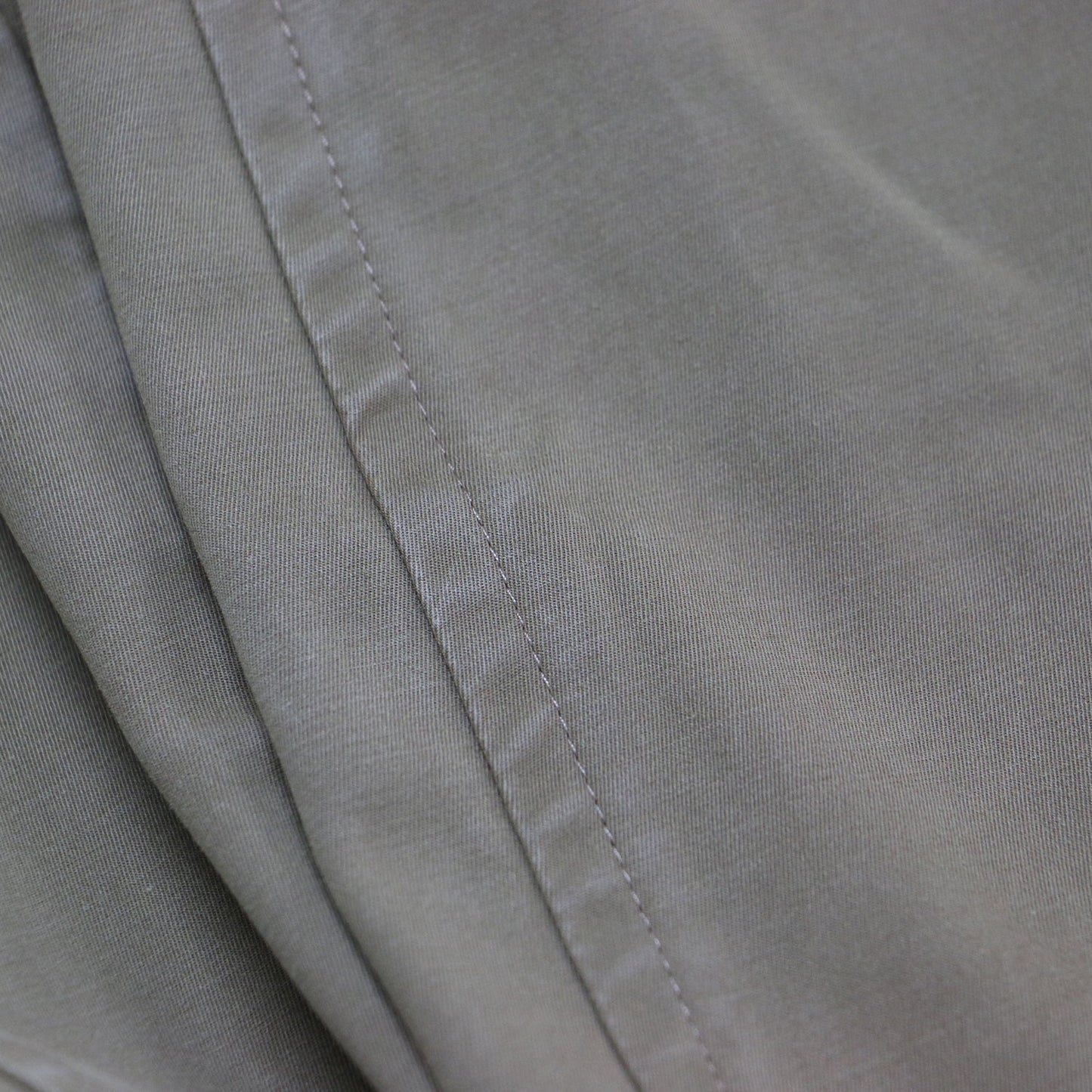 ワイド クロップド パンツ / センターピンタック ハイウエスト ストレッチ コットン