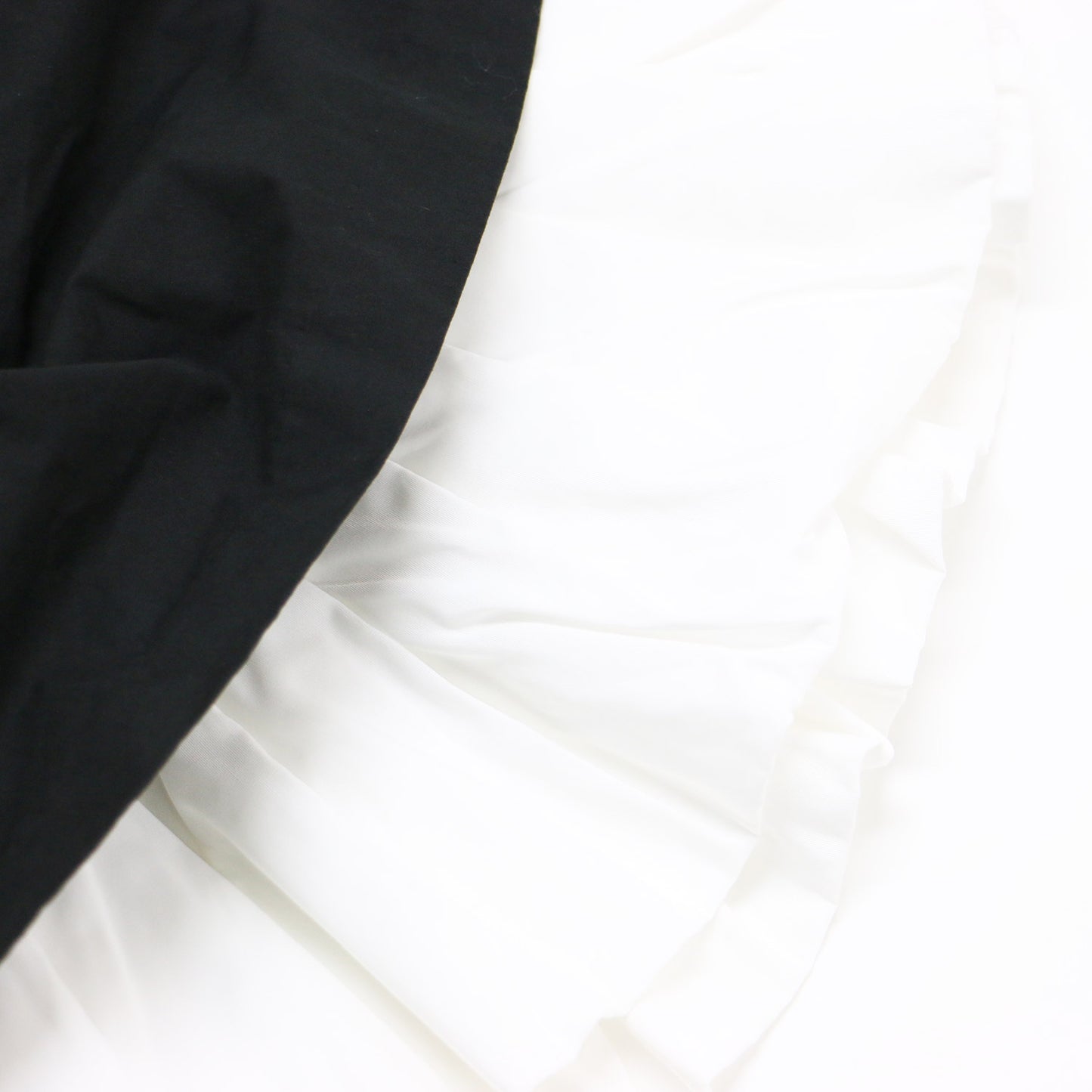 テントライン ホイップド トップス / Tent line whipped tops ブラウス ノースリーブ ギャザー バイカラー コットン