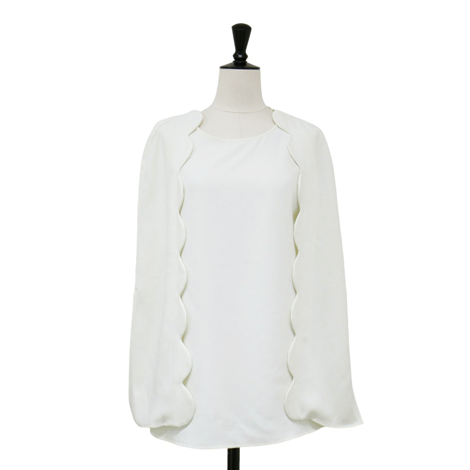 CADUNEスカラケープブラウス