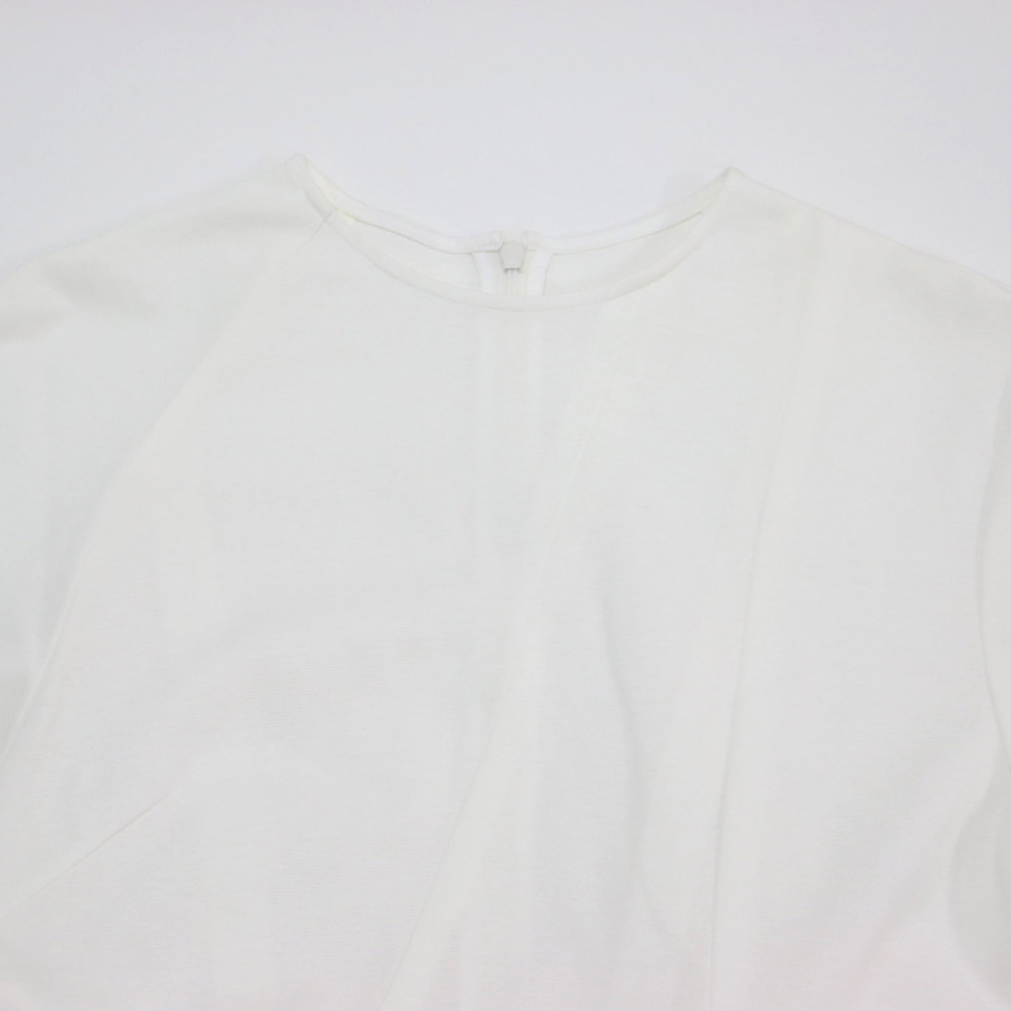 ジャージー 布帛 コンビ ロング ワンピース / Ercilia combi tex jersey dress ドレス 半袖 ラウンドネック フレア 切替