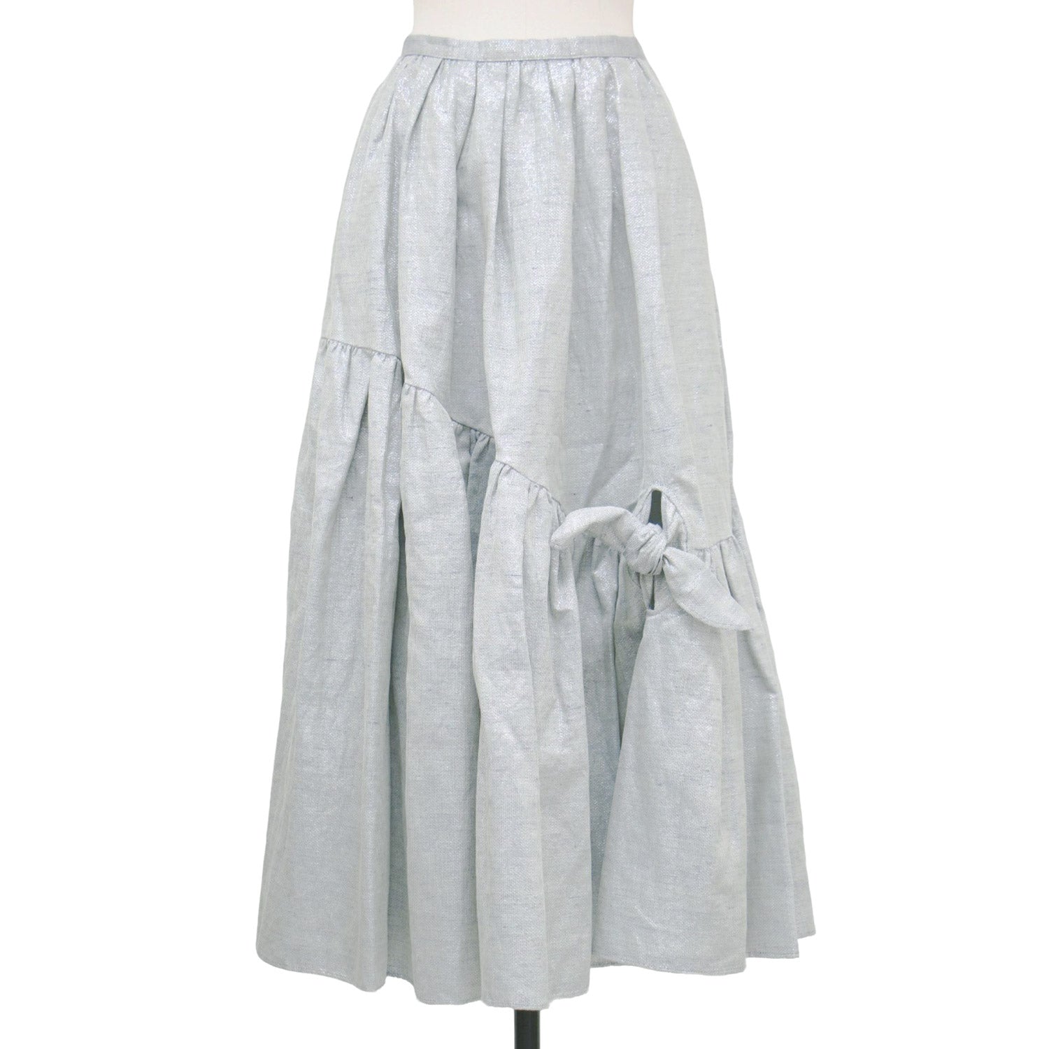leur logette (ルール ロジェット) ラメ ティアード ロング leur logette (ルール ロジェット) ラメ ティアード ロング