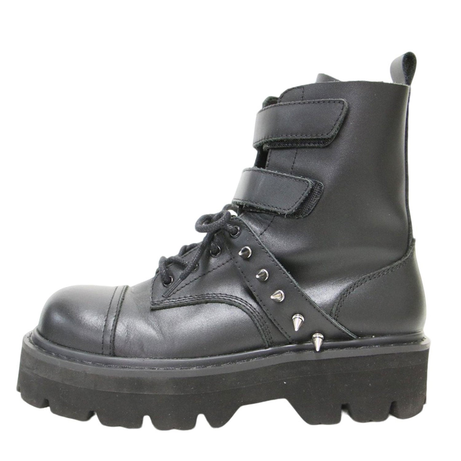 HYSTERIC GLAMOUR (ヒステリックグラマー) スタッズ コンバットブーツ 