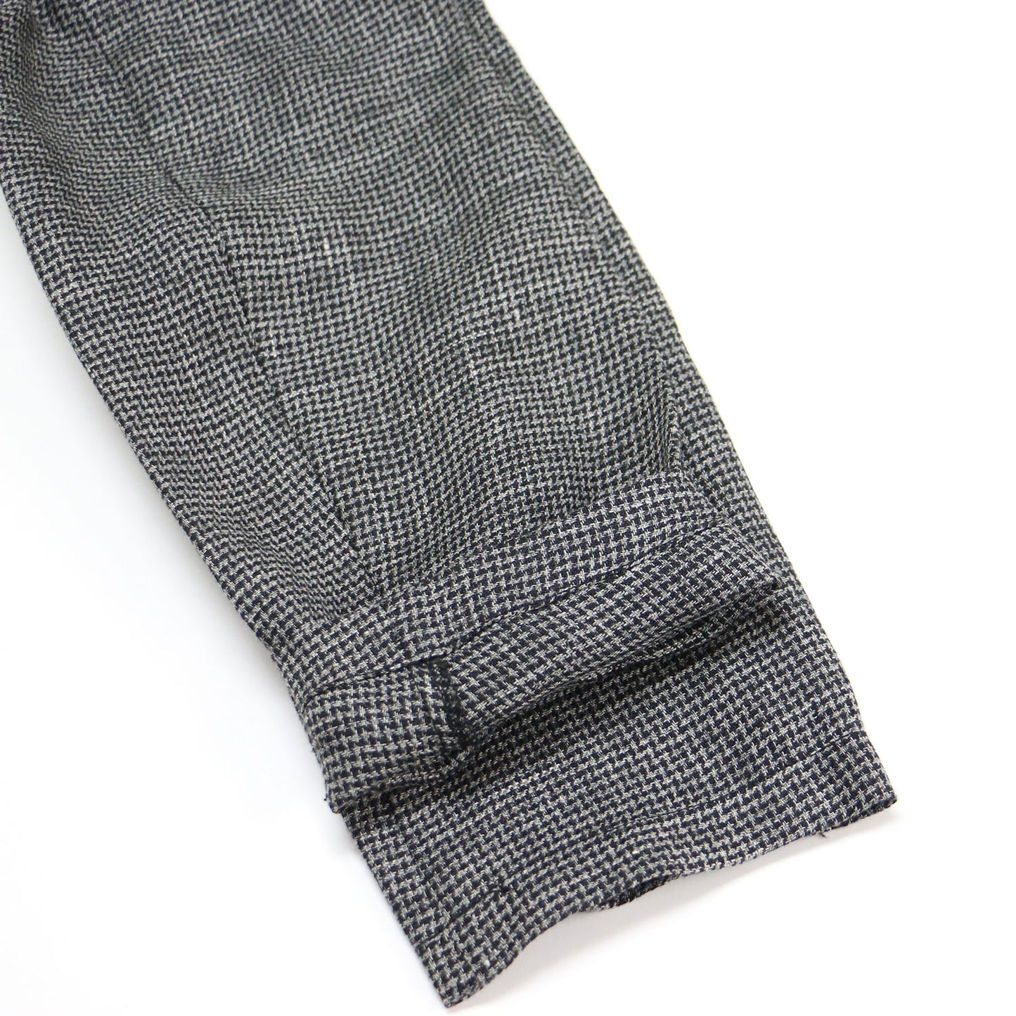 アンクル リネン ジャケット / uncle LINEN jacket テーラードジャケット シングル 千鳥柄
