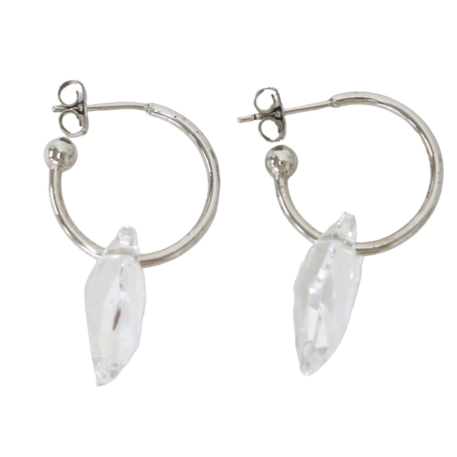 Justine Clenquet ピアス Shelby ゴールドフープ チェーン JUSTINE