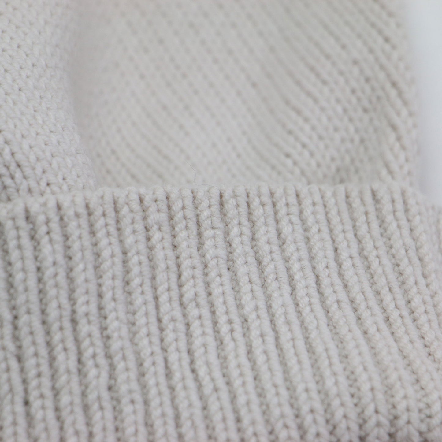 25春夏 クルーネック コンパクト ニット / BROOME/ SYNO 長袖 ショート丈 アイレットステッチ