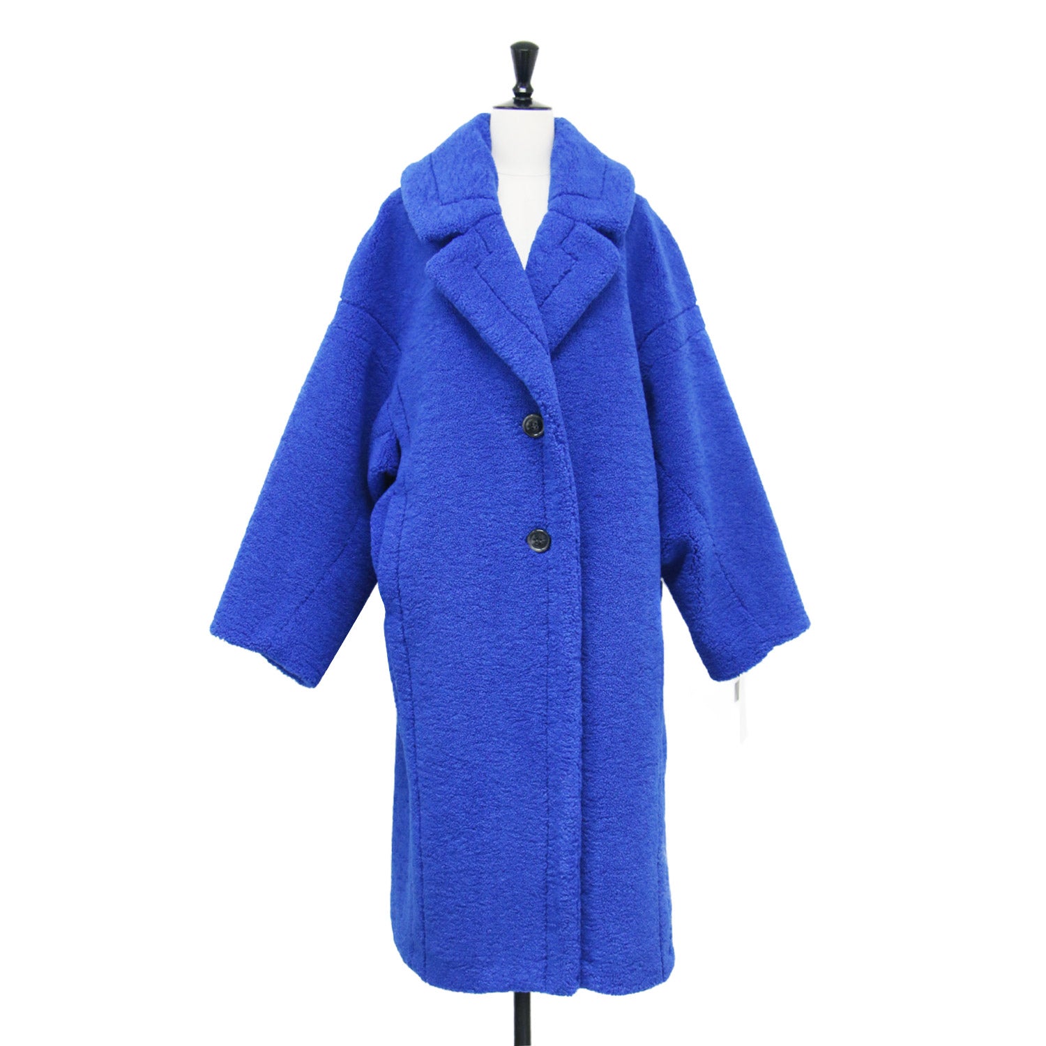 23秋冬 スライバーモッサ テディベアコート / 長袖 ロング丈 ドロップ 