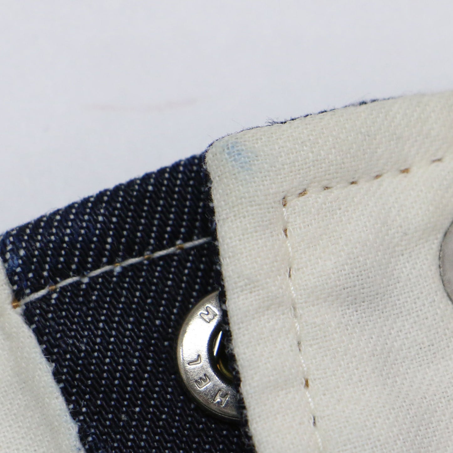 コットン デニム レースアップ Iライン スカート / ロング丈 タイト スリット ストレッチ