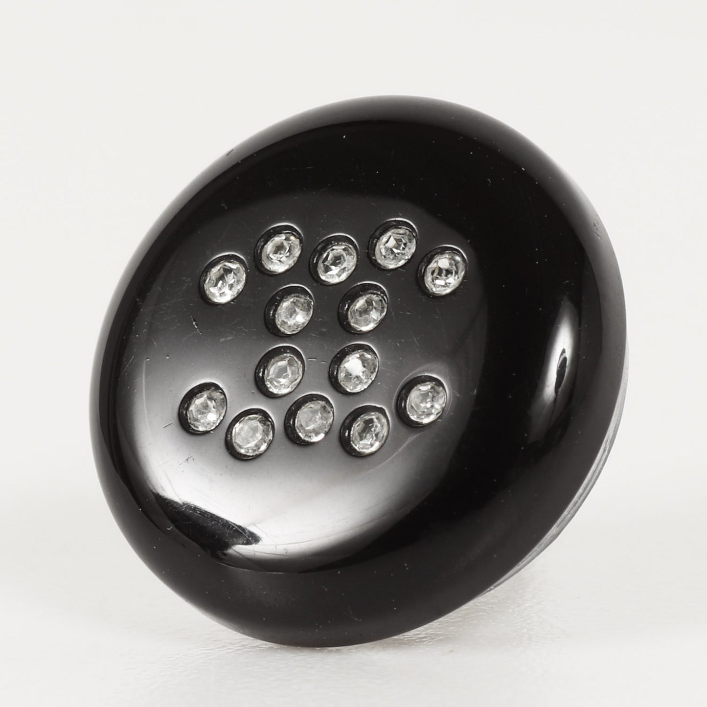 ココマーク ビジュー ボタン ピアス / 00A ロゴ ヴィンテージ