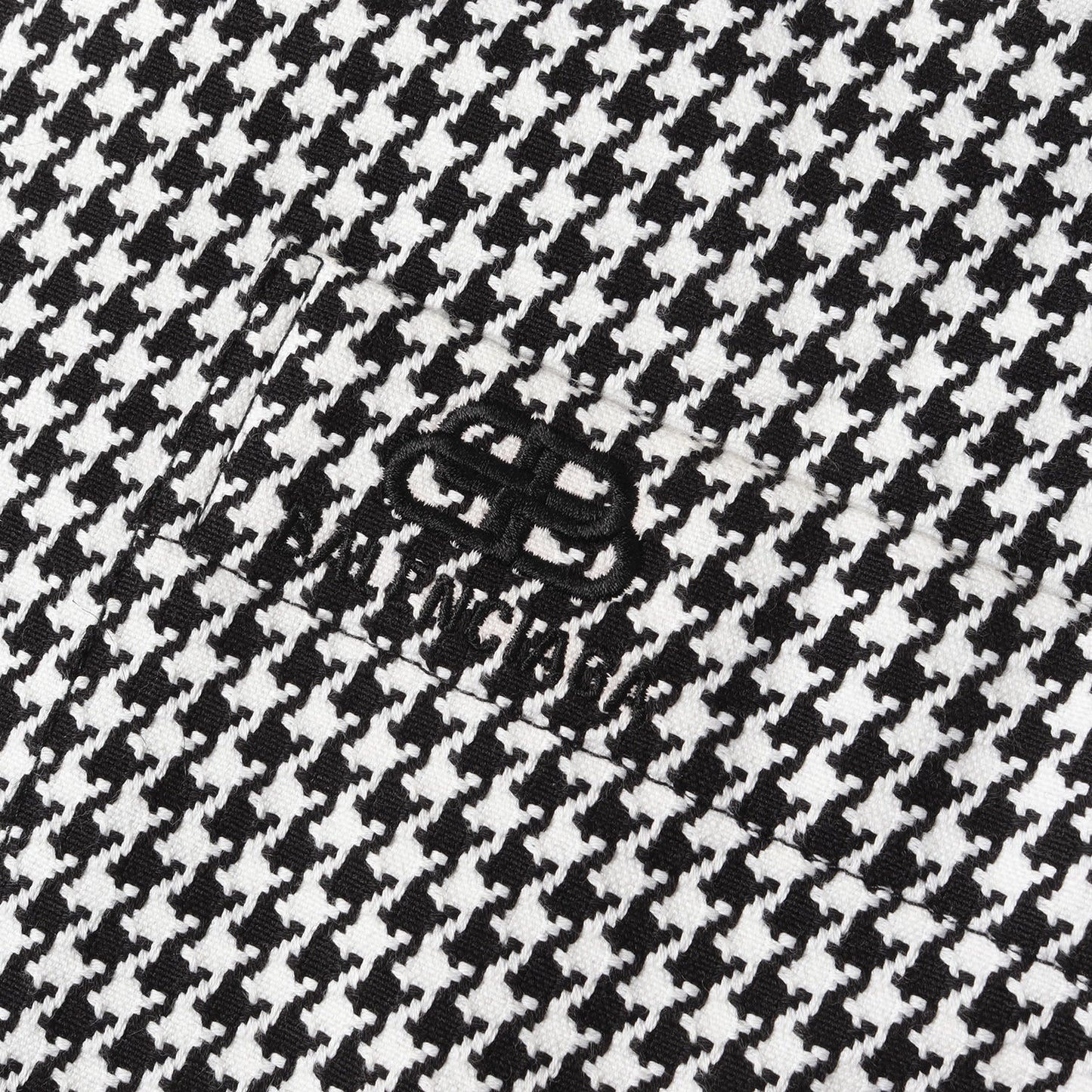 20SS ハウンドトゥースジャガード ショートスリーブ ヘビーフランネル シャツ