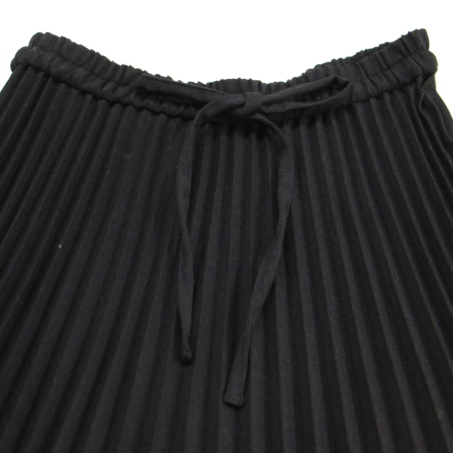 ストリング プリーツ スカート / String pleated skirt ロング フレア ウエストゴム