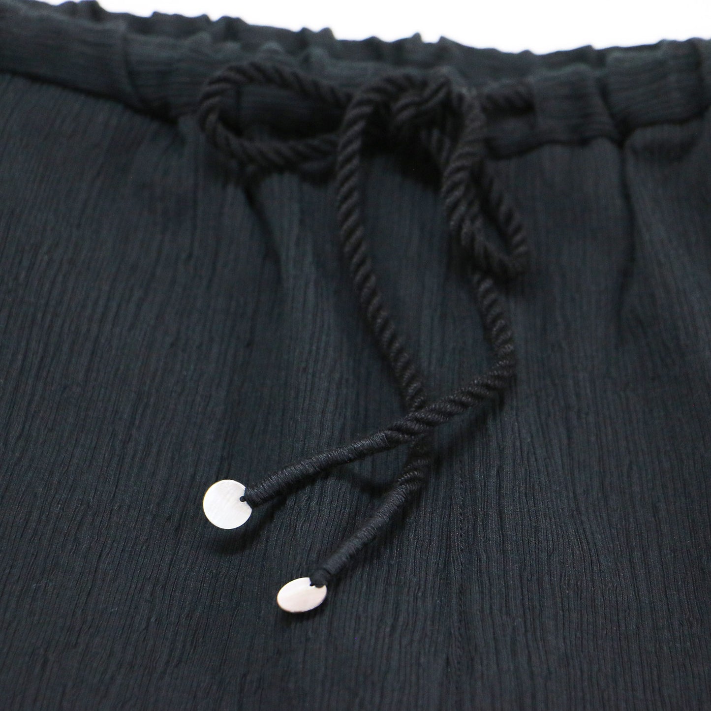 25春夏 楊柳 ストレッチ イージーパンツ / ストレート ウエストゴム コットン