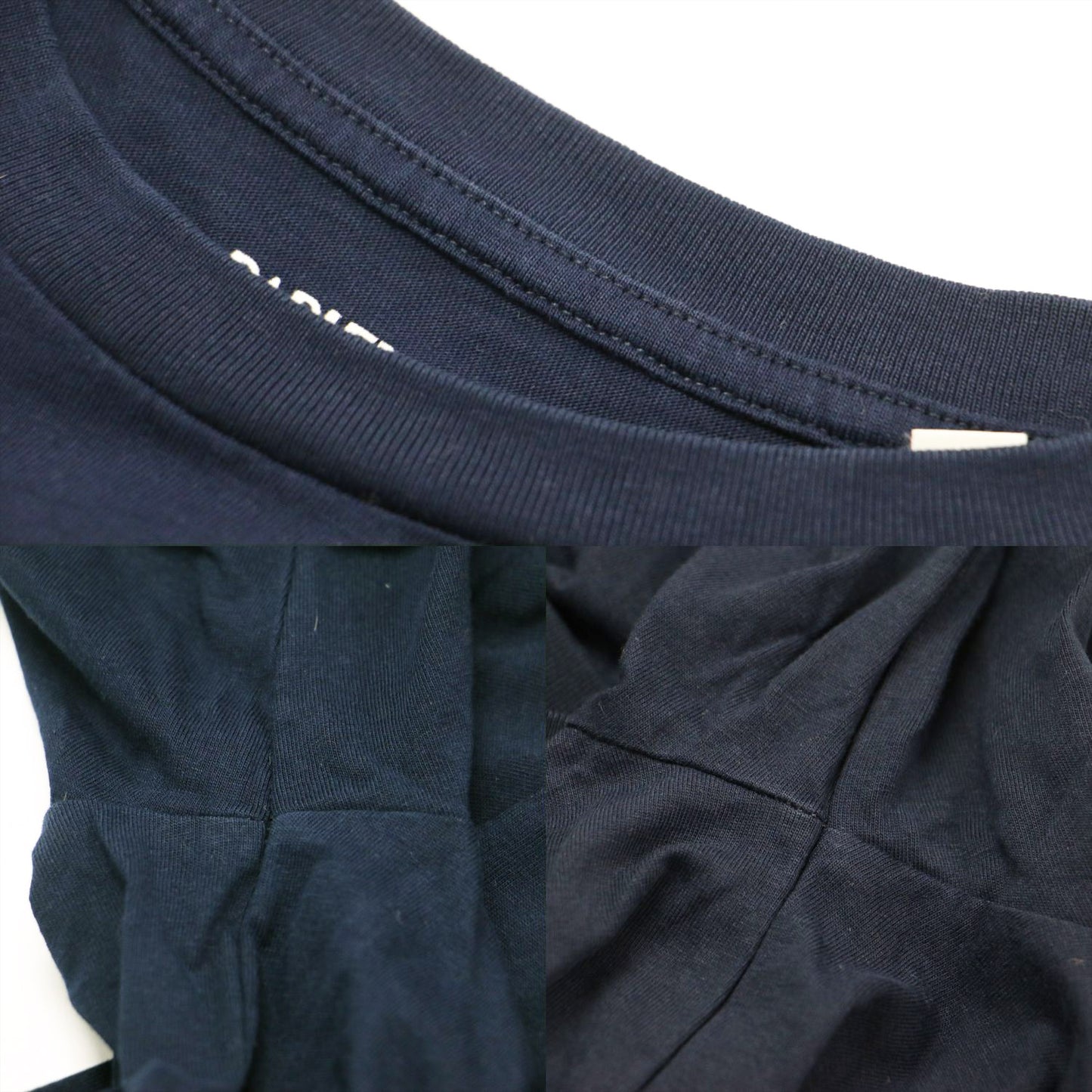 24春夏 ロゴプリント 長袖 Tシャツ / MANCHES LONGUES カットソー クルーネック ロングスリーブ コットン