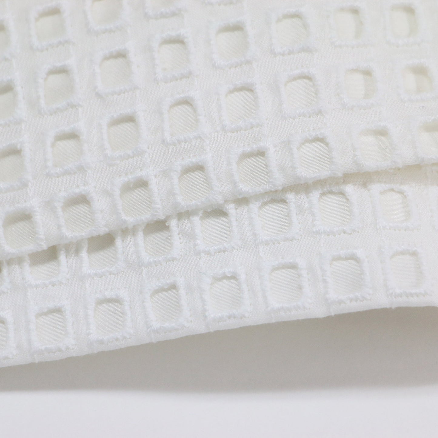 コットン エンブロイダリー ショートパンツ / キュロット ハーフパンツ レース 総刺繍 タック ウエストゴム シルク コットン