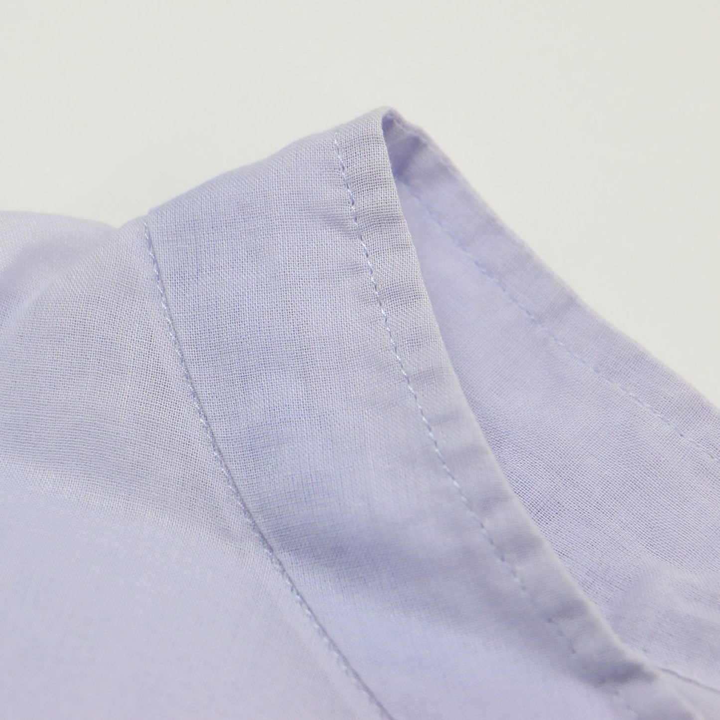 オーガンジー チュニック シャツ / 長袖 バンドカラー ドロップショルダー スリット コットン