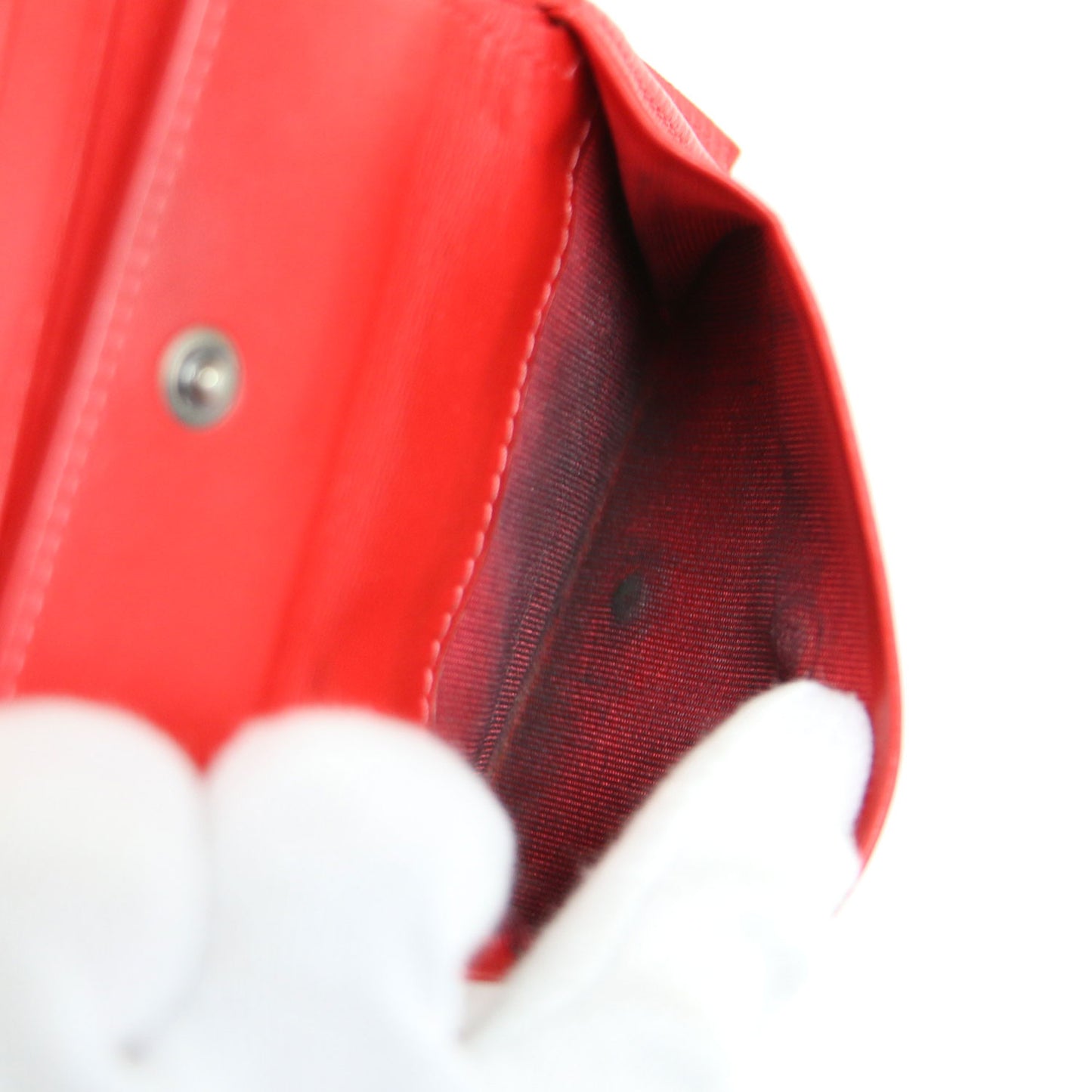 スパイク コンパクト ウォレット / 財布 2つ折り スタッズ レザー 本革