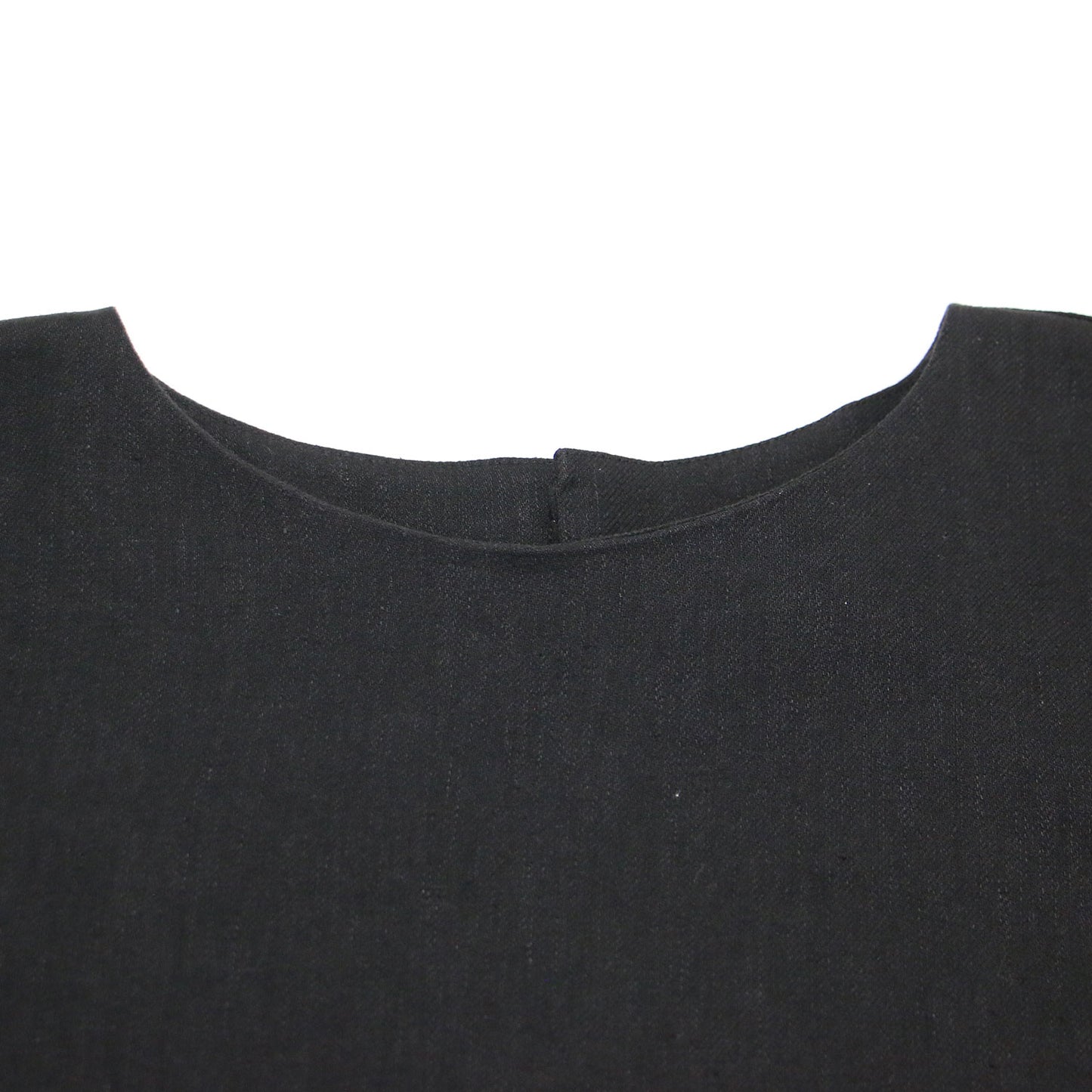 フレンチスリーブ リネン フレア ブラウス / french sleeve flare blouse ノースリーブ ワイド Aライン