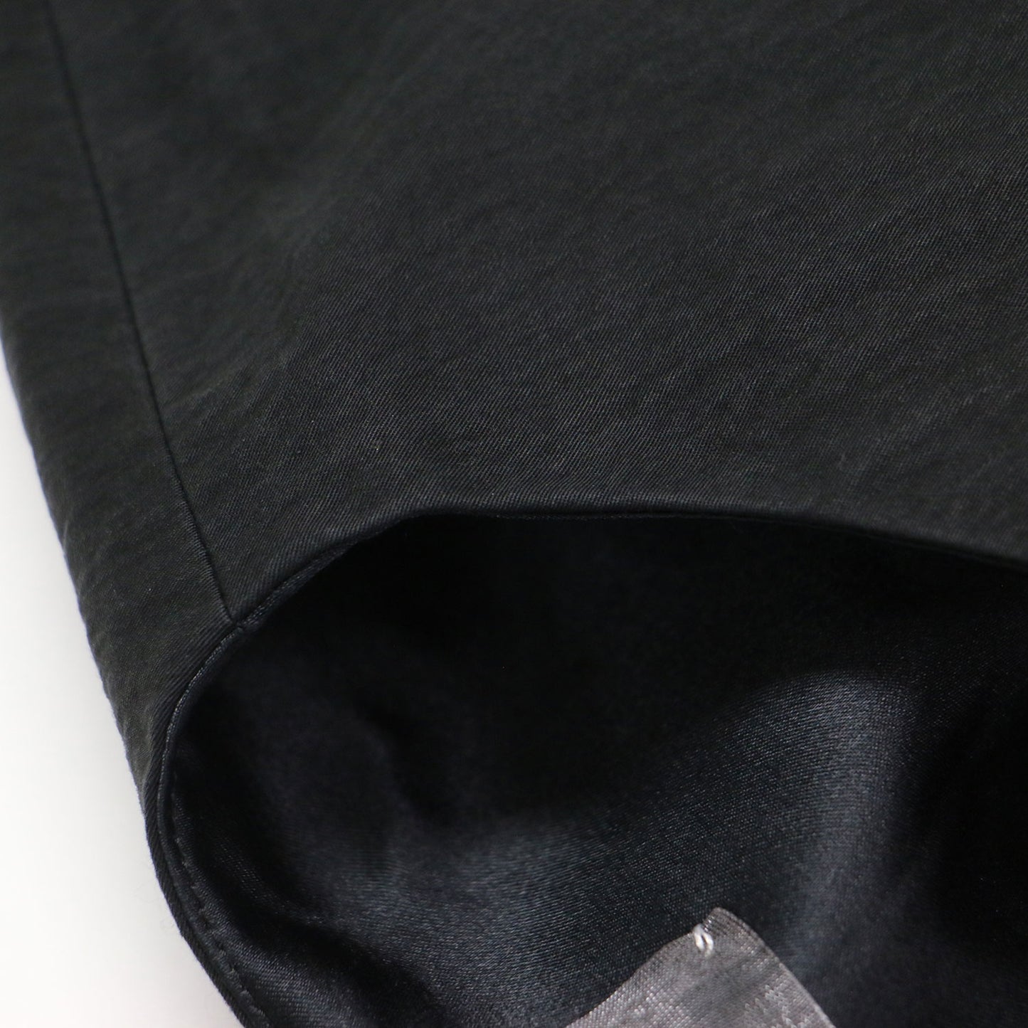 23春夏 ハイカウントギャバジン パフスリーブ ブラウス / プルオーバー 5分袖 キーネック パフスリーブ ギャザー フレア コットン