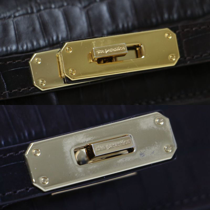 × Deuxieme Classe 別注 23春夏 クロコ 型押し ミニ バッグ / CROC EMBOSSED MINI BAG ハンドバッグ ショルダー 2WAY 肩掛け レザー