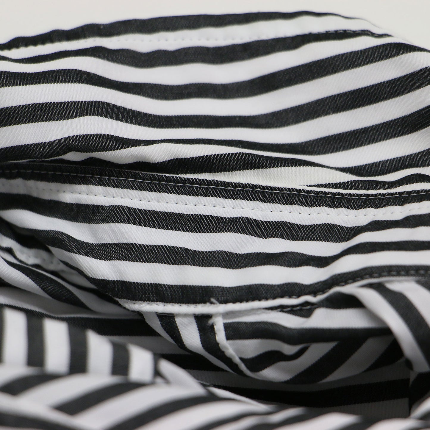 23秋冬 コットン ルーズ シャツ / レギュラーカラー 長袖 オーバーサイズ ストライプ