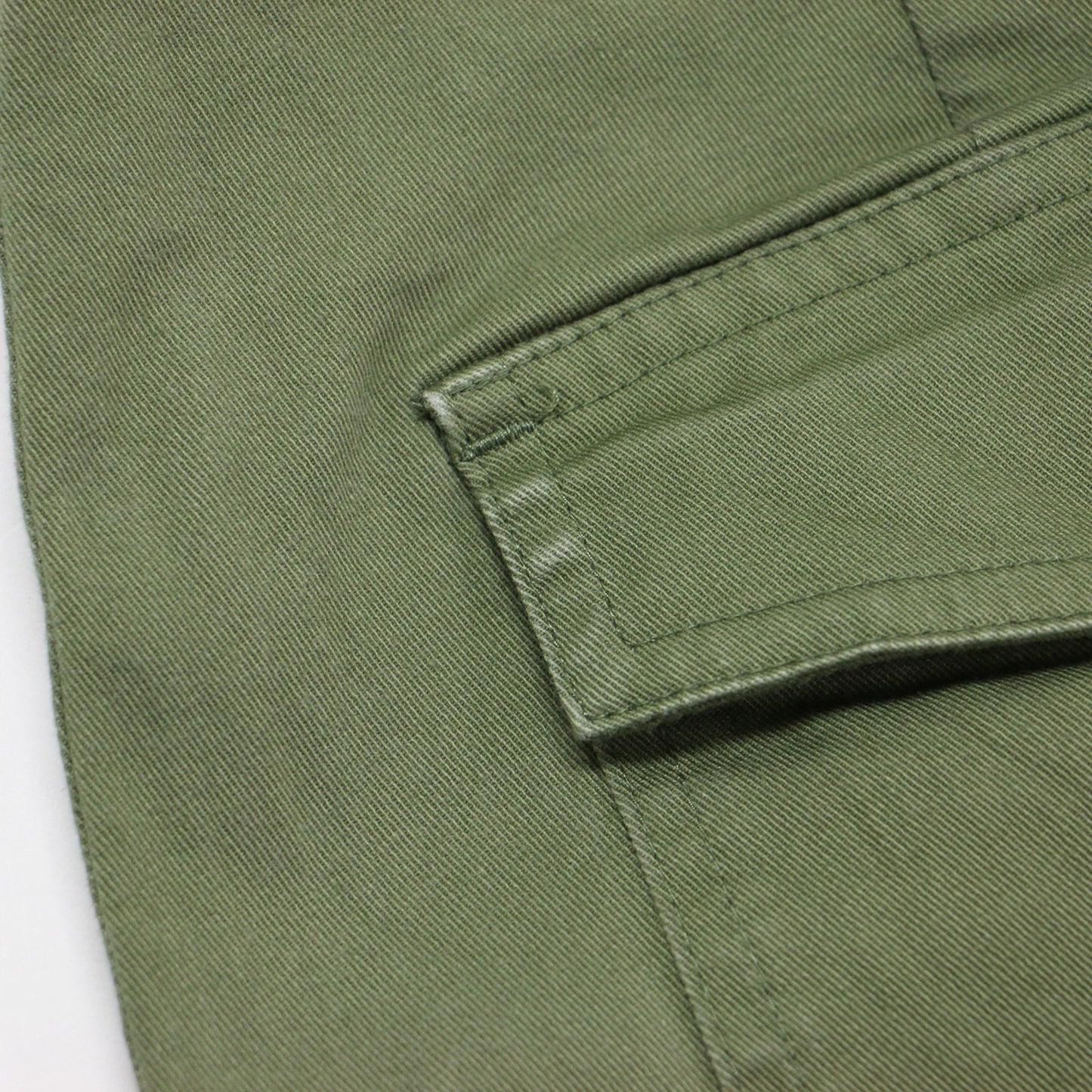 ベーシック ベイカー パンツ / ワークパンツ テーパード ハイウエスト ストレッチ コットン