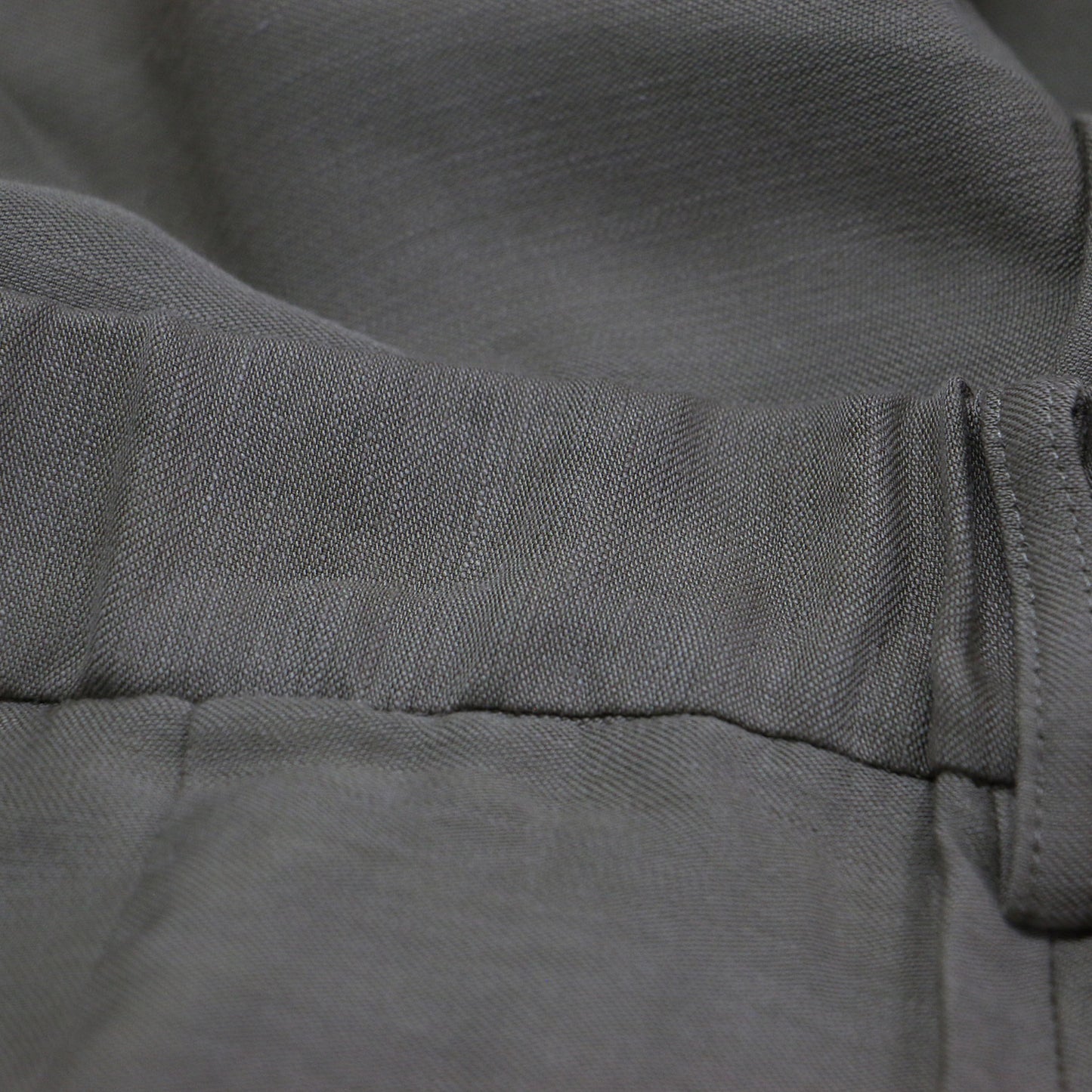 24春夏 ウォッシャブル リネン ハイウエスト パンツ / washable linen ワイド センタープレス タック