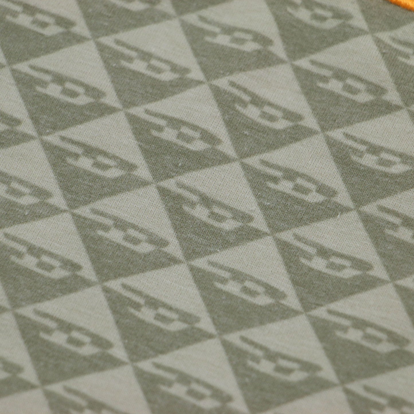 23春夏 モノグラム ロゴ 半袖 Tシャツ / Awtee-mimi-ht24 カットソー クルーネック クロップド丈 刺繍