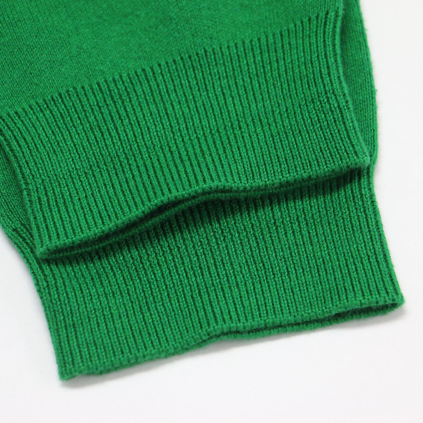 コットンカシミヤ クルーネック カーディガン / ニット 長袖 コンパクト ポケット