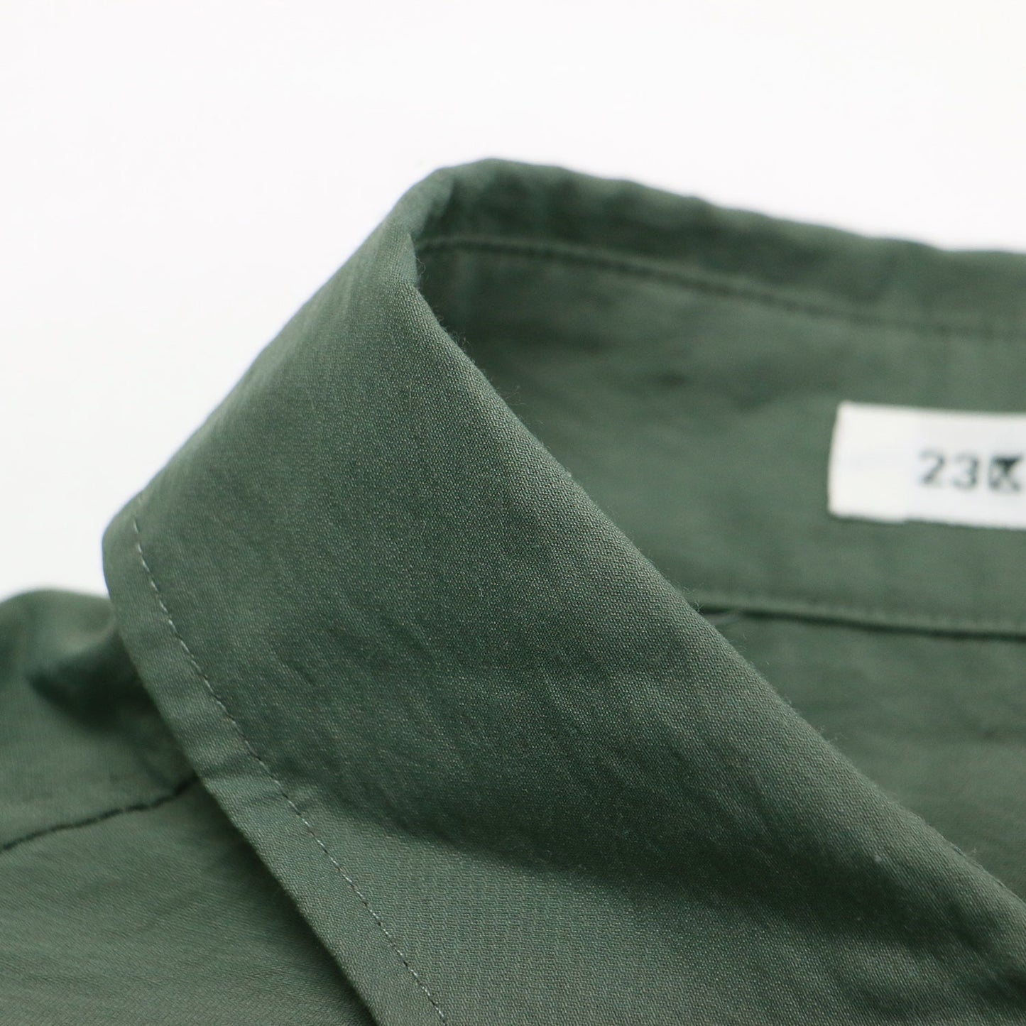 24秋冬 シアー タンブラー シャツ / ブラウス 長袖 クロップド丈 Aライン フレア 接触冷感