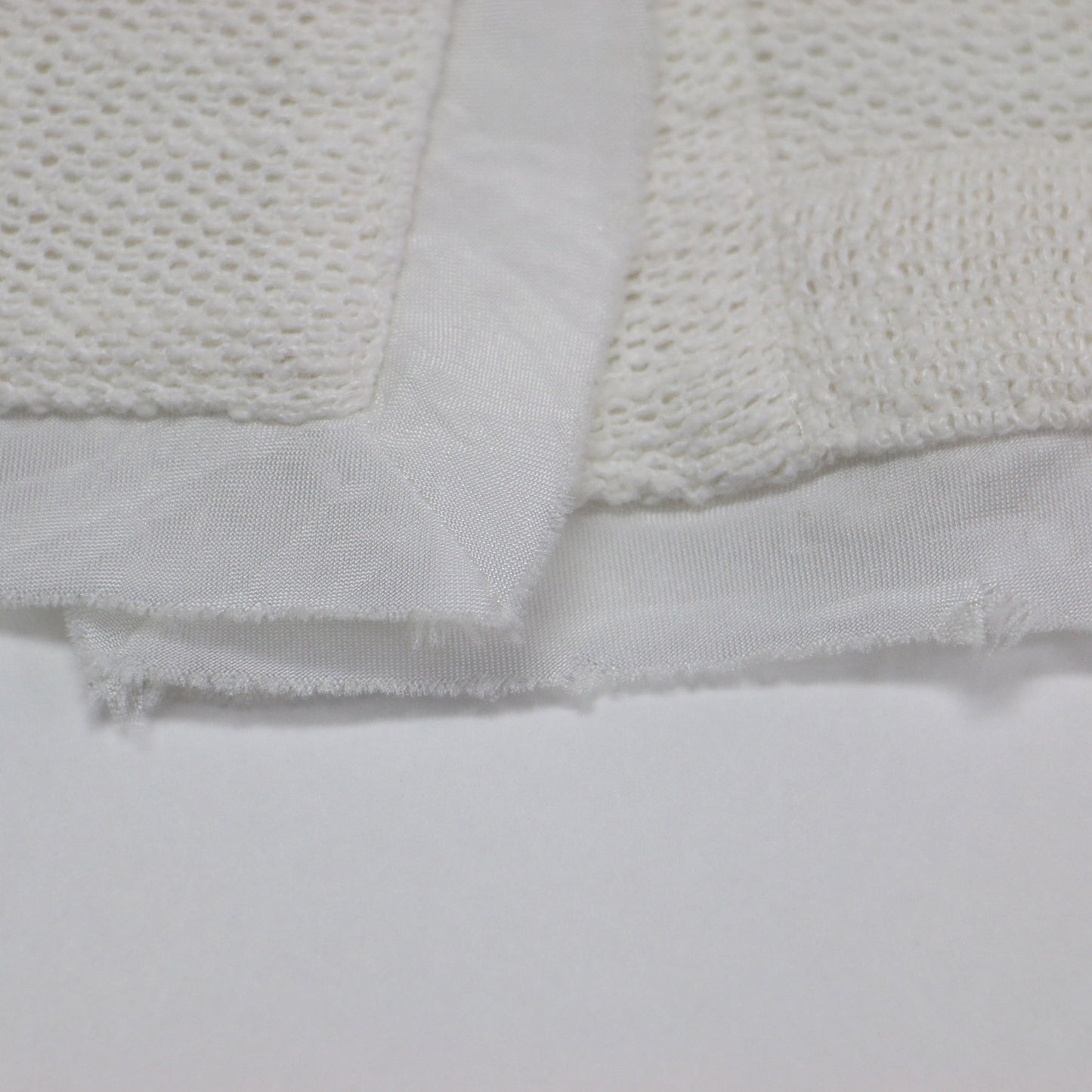 25春夏 サマーツイード ジャケット / ボレロ 長袖 クルーネック メタルボタン コンパクト コットン