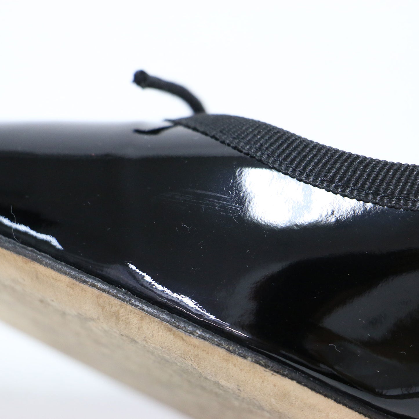 パナム エナメル パンプス / Paname スクエアトゥ チャンキーヒール