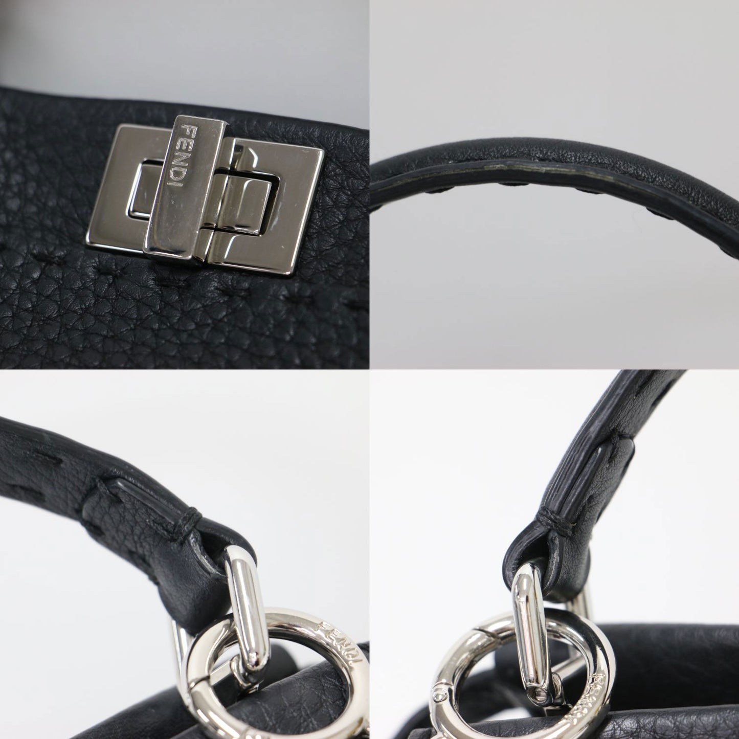 ピーカブー ミニ 8BN244 / ハンドバッグ ショルダー 2WAY クロスボディ メタルパーツ 牛革 セレリア